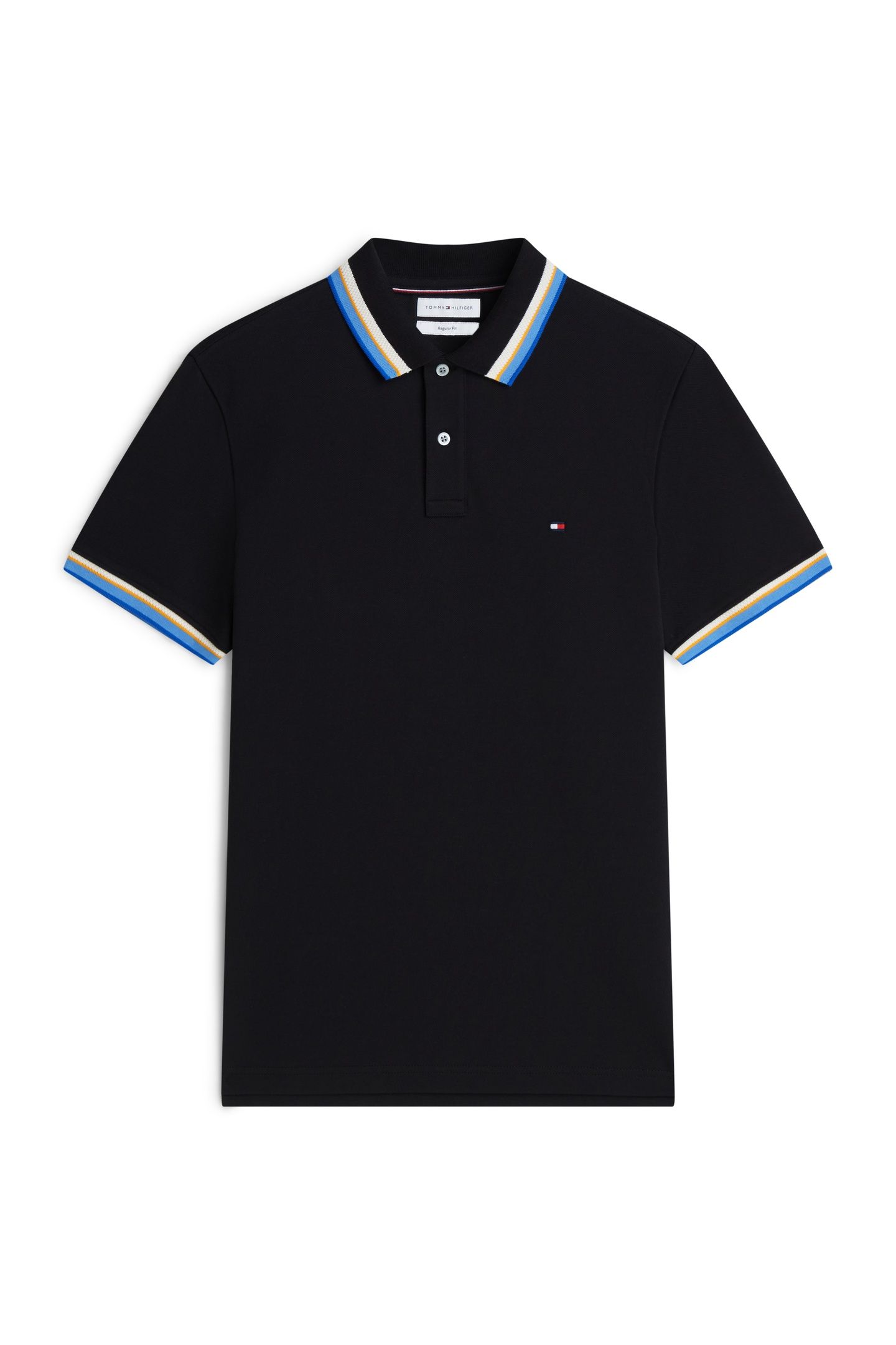 CONTRAST COLLAR CUFF BLACK 4