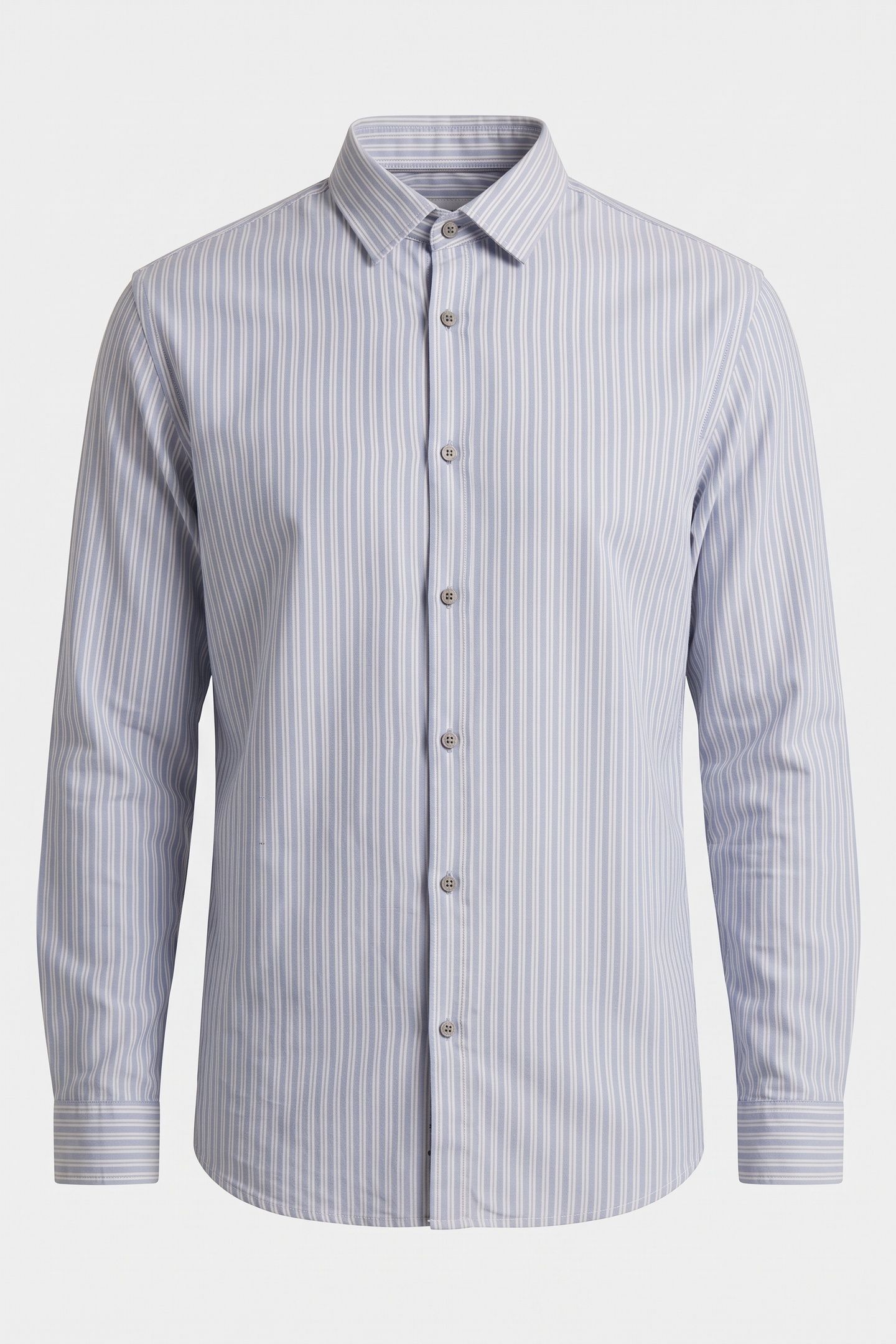 GUESS ECO LS COLLINS SHIRT PINK HERRINGBONE STR 3
