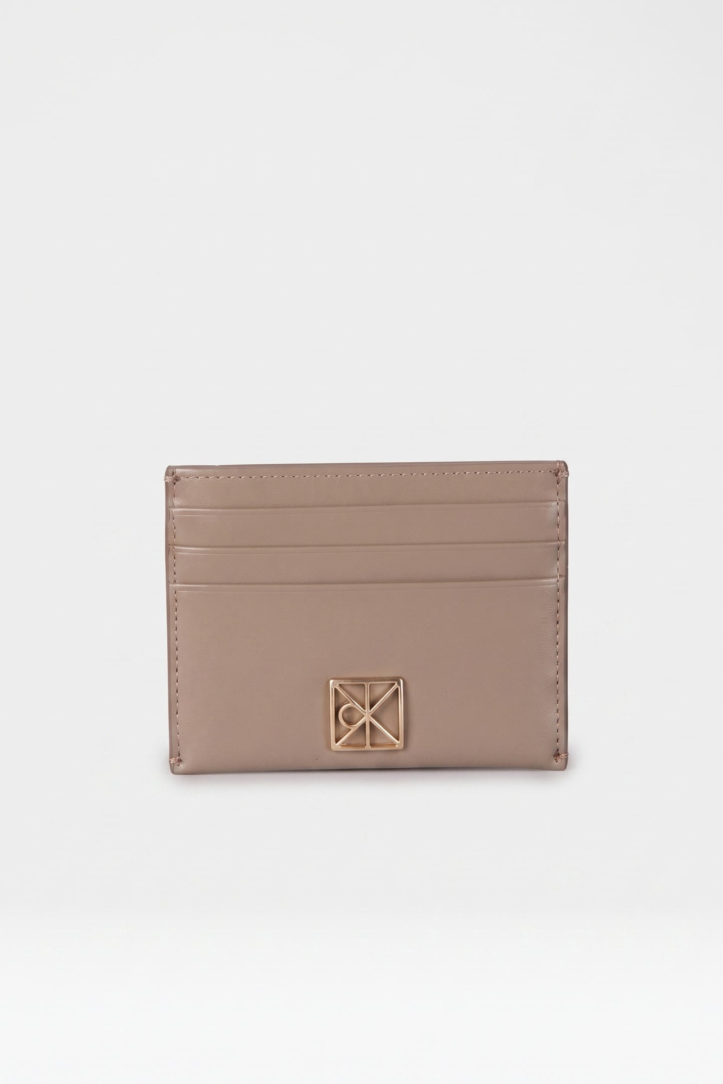 EMBLEM HARDWARE CARDHOLDER DESERT TAUPE 1