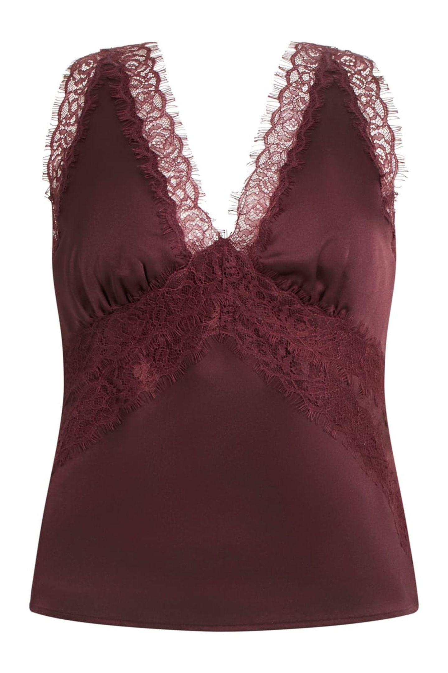 JAEL V NECK SL CAMI REGAL PLUM 4