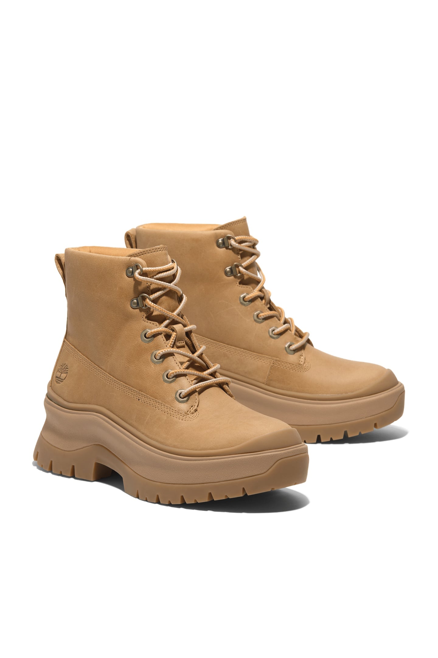 ROXIE LANE MID LACE UP BOOT WHEAT FULL GRAIN 3