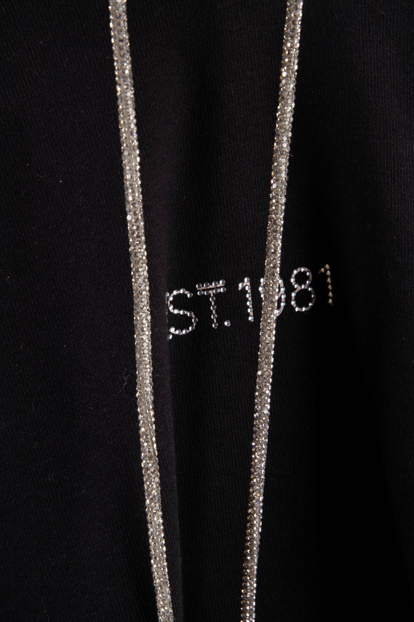GUESS ECO HOODIE SHINY CORD SW JET BLACK A996 4