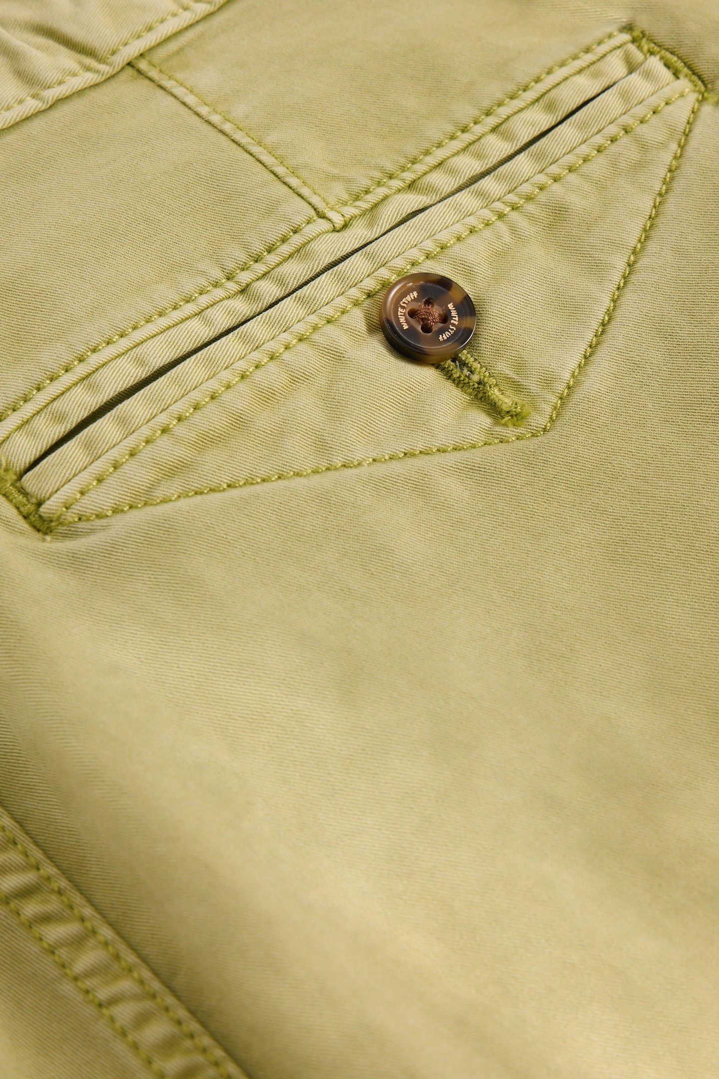 SUTTON ORGANIC CHINO TROUSER LIGHT GREEN 4