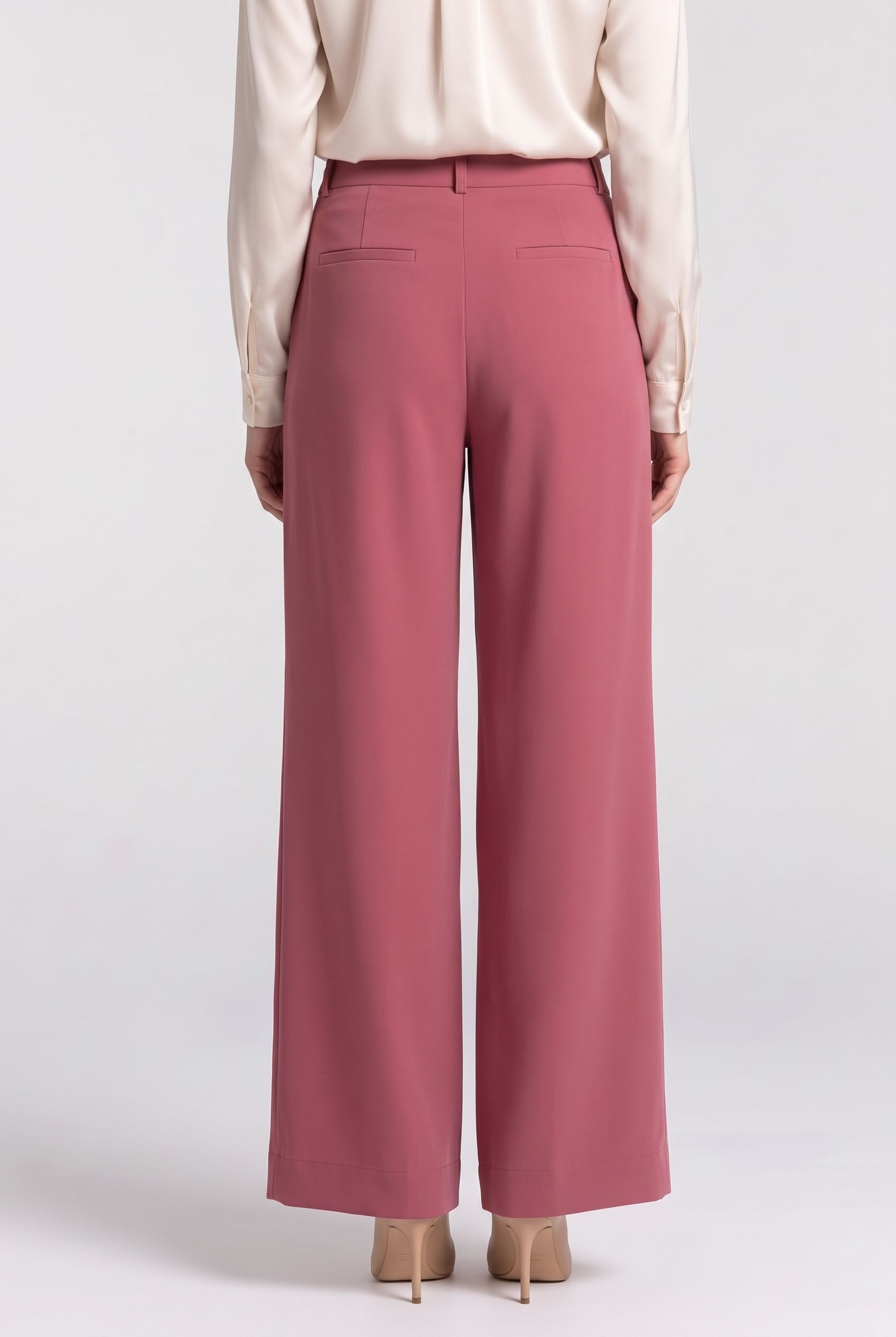 LEXIE BONDED TROUSERS VINTAGE BERRY 2