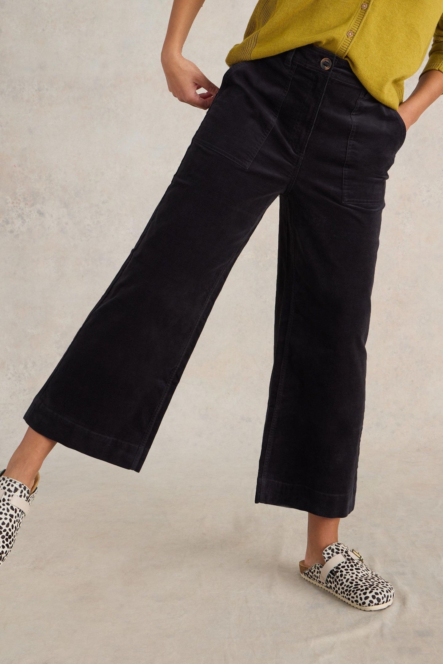 ROMY CORD CULLOTTE DARK GREY 7