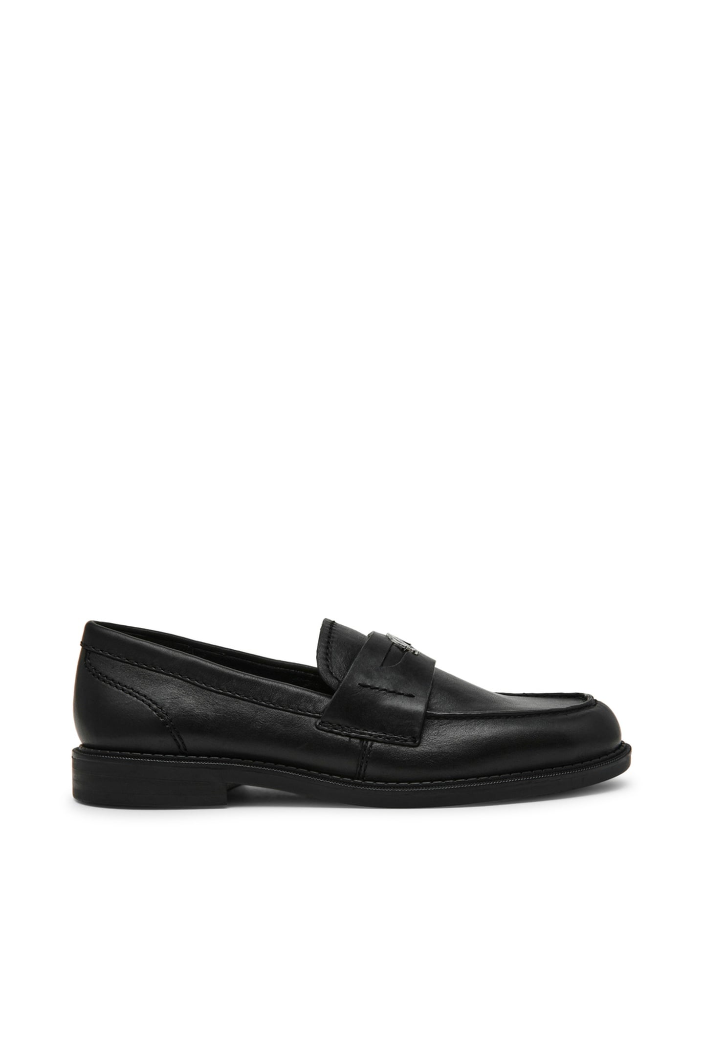 MOTOR FLAT SHOES BLACK LEATHER 1