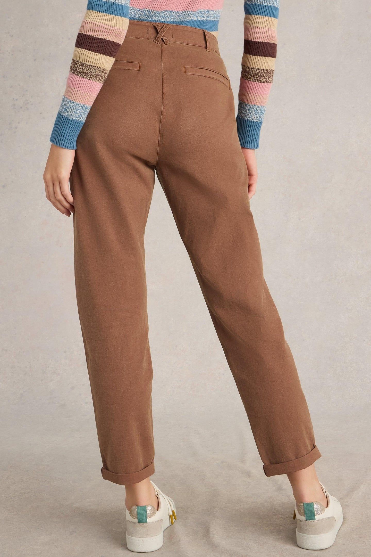 TWISTER CHINO TROUSER DARK TAN 3