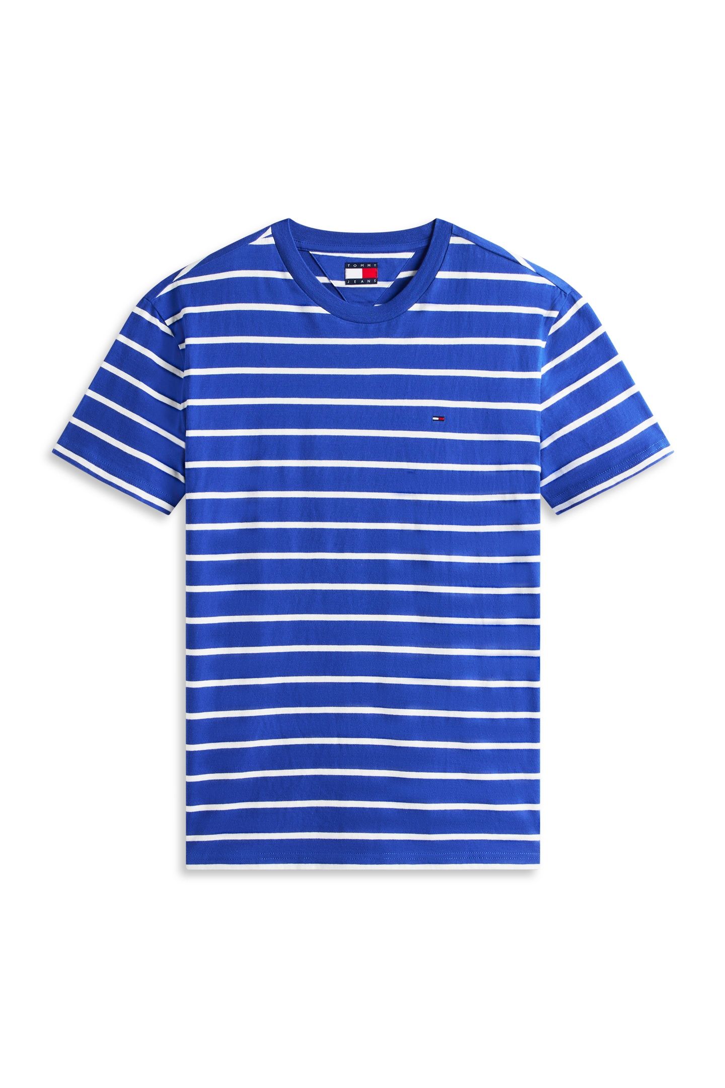 REGULAR STRIPE SS TEE FIZZY BLUE STRIPE 4