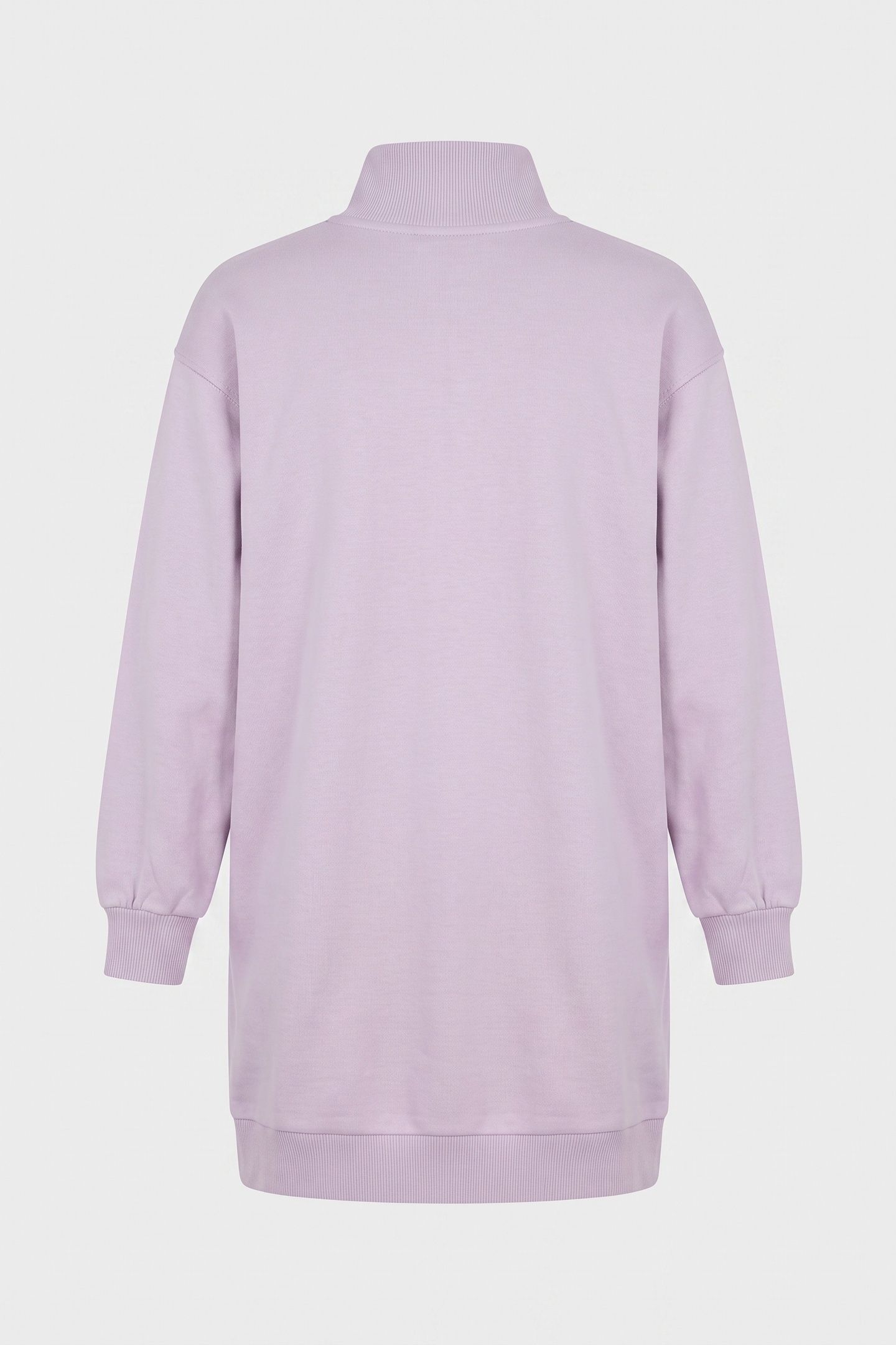 GIRLS QUARTER-ZIP SWEATSHIRT ORCHID PETAL 3
