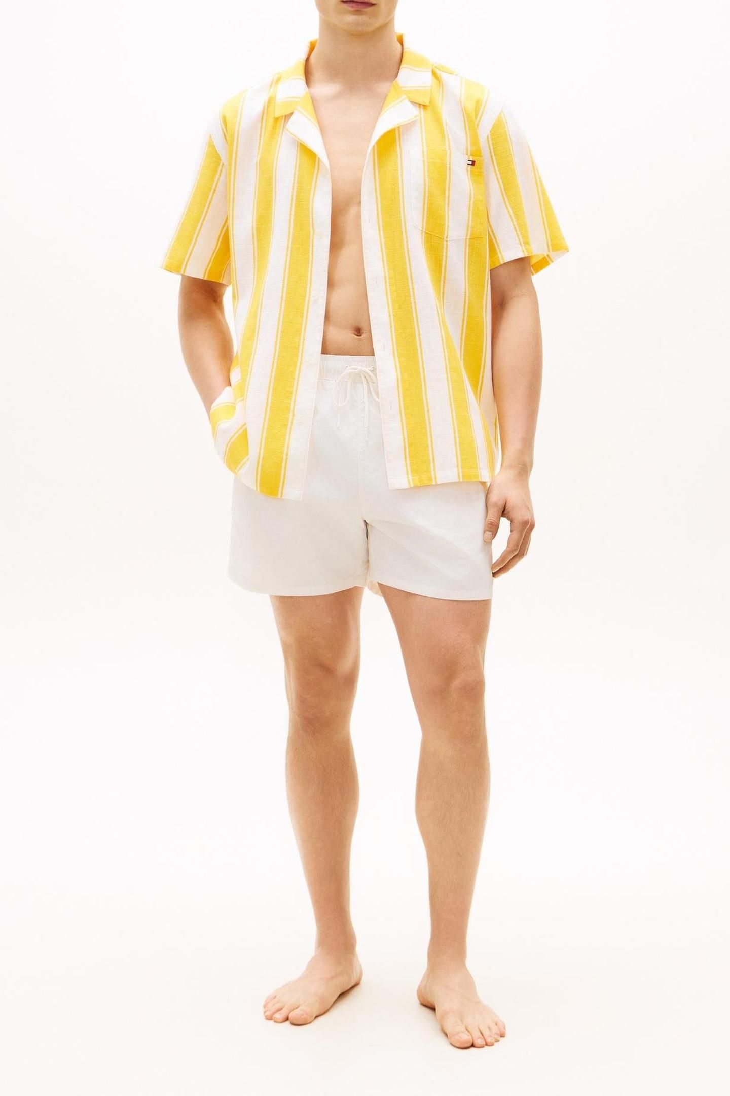 WOVEN BOWLING SHIRT SUMMER STRIPE SUNSHOWER 2