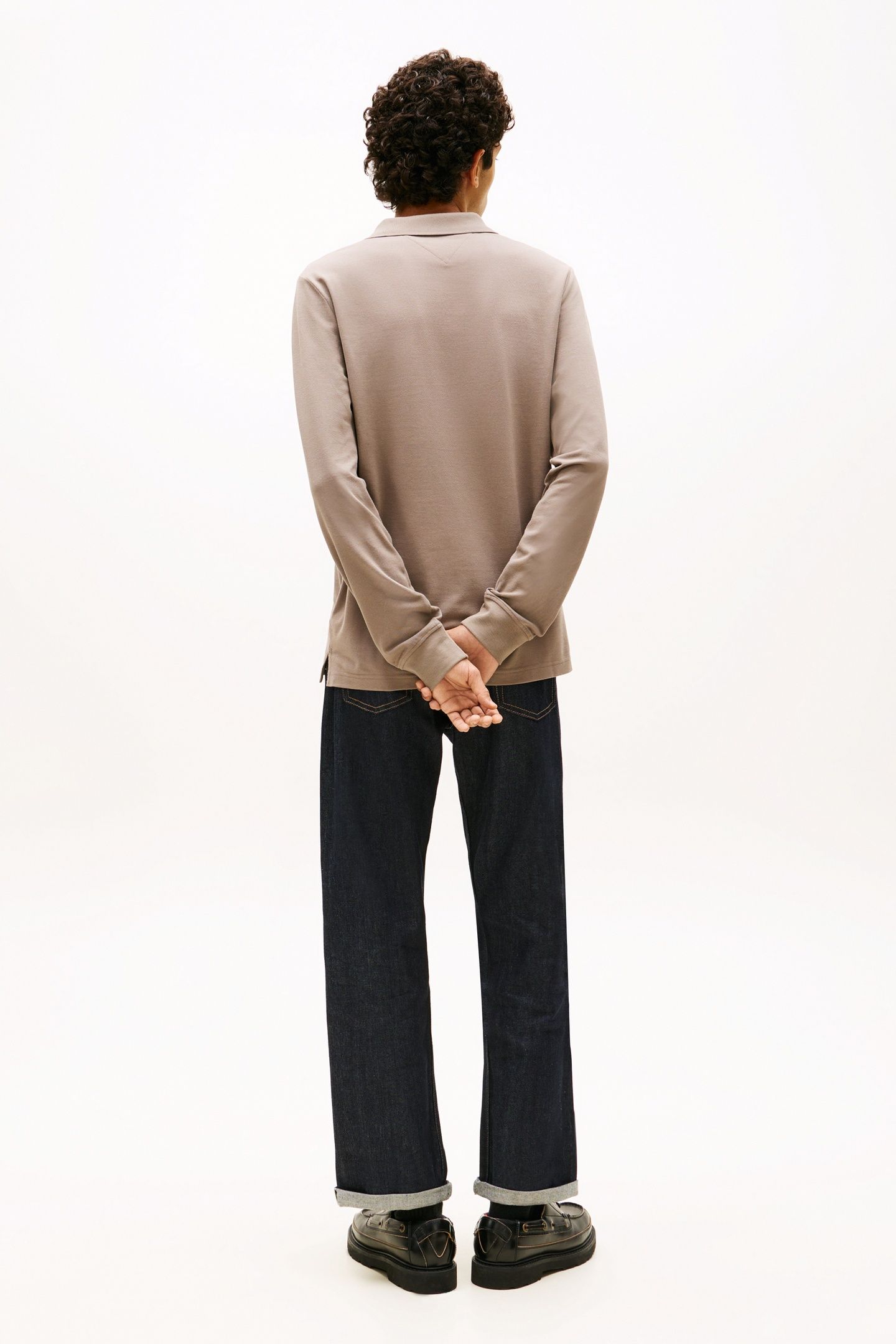 SLIM PLACKET POLO IVY MINK 3