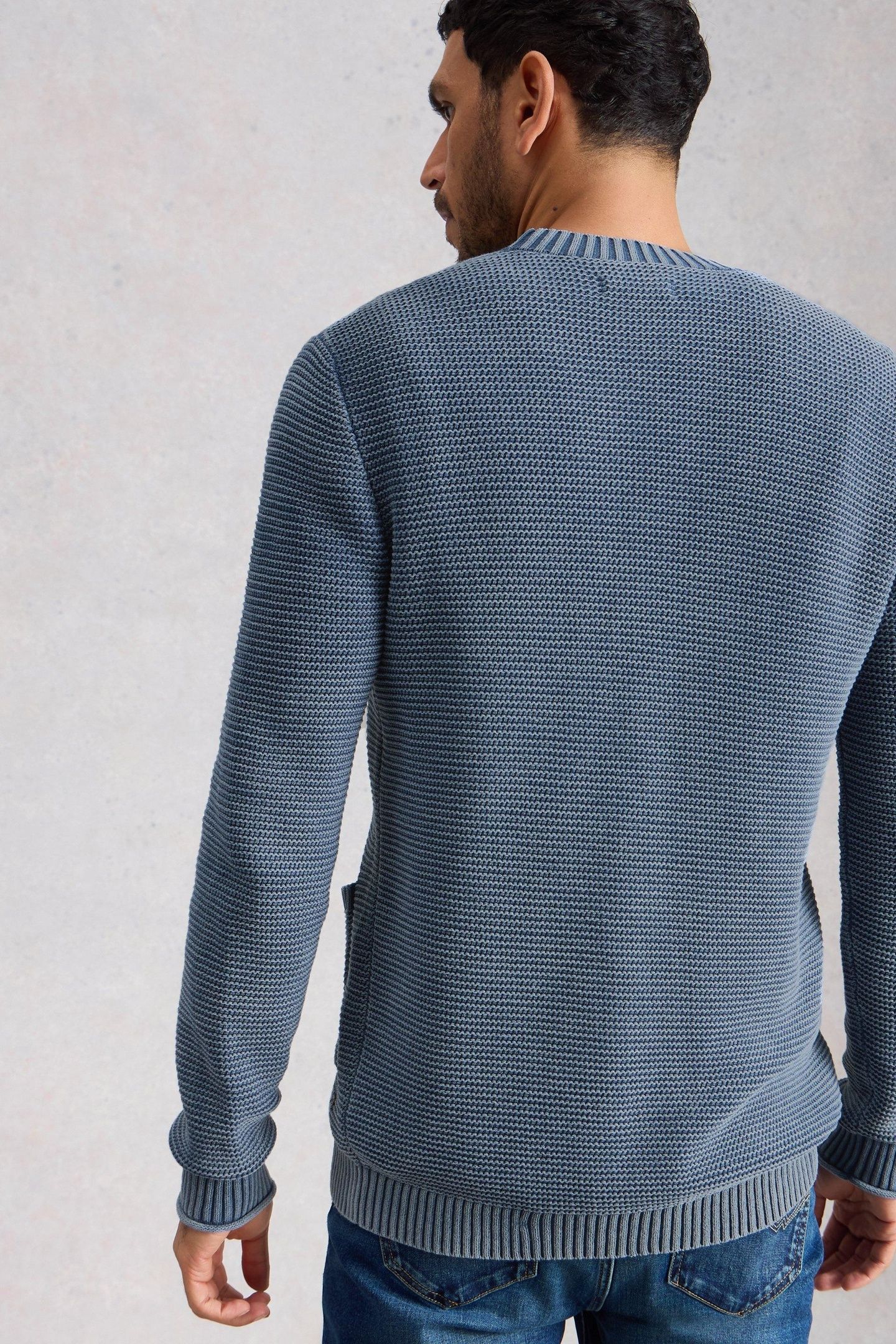 GATLEY CARDIGAN DUSTY BLUE 4