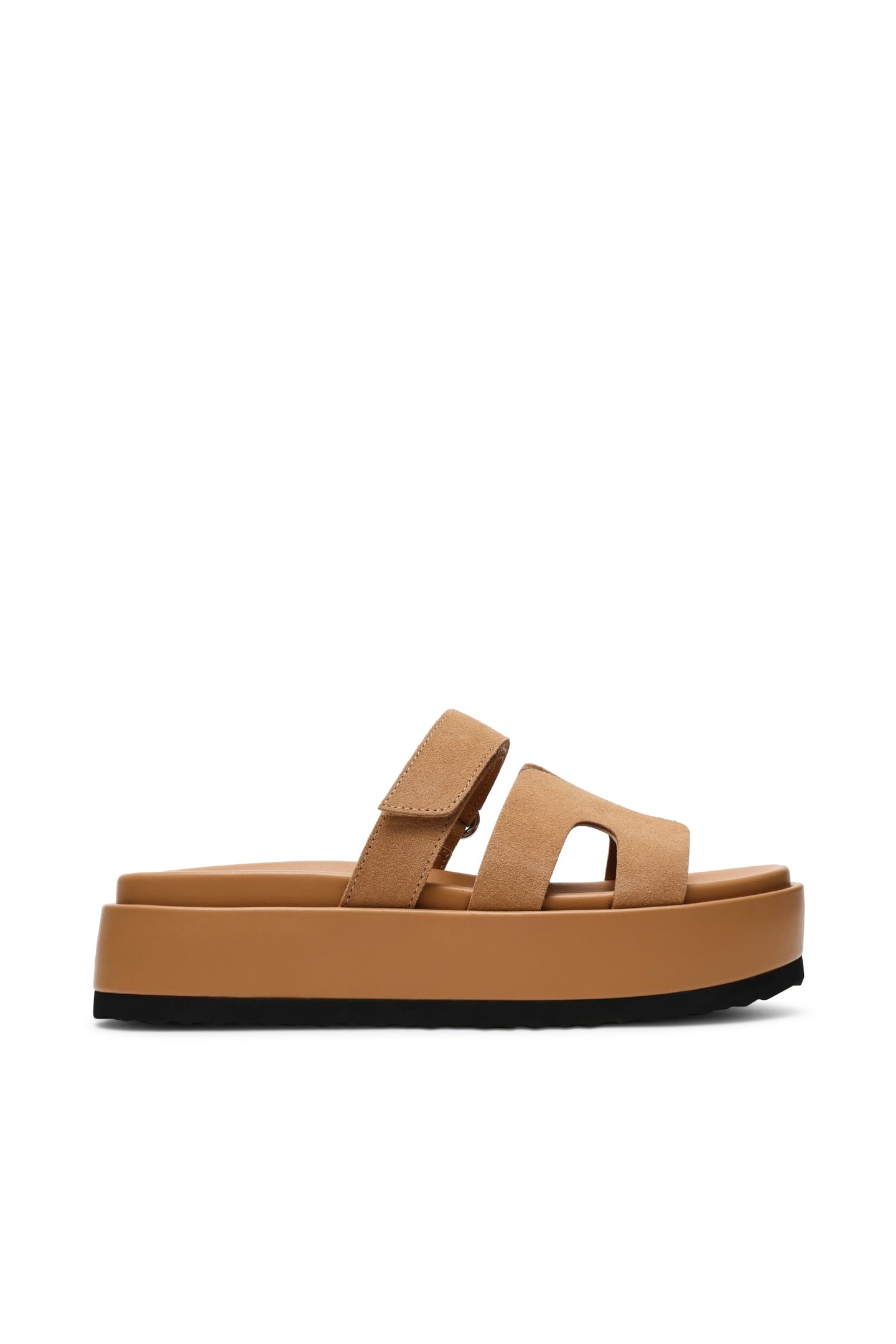 BIGMISSILE SANDALS KHAKI SUEDE 1