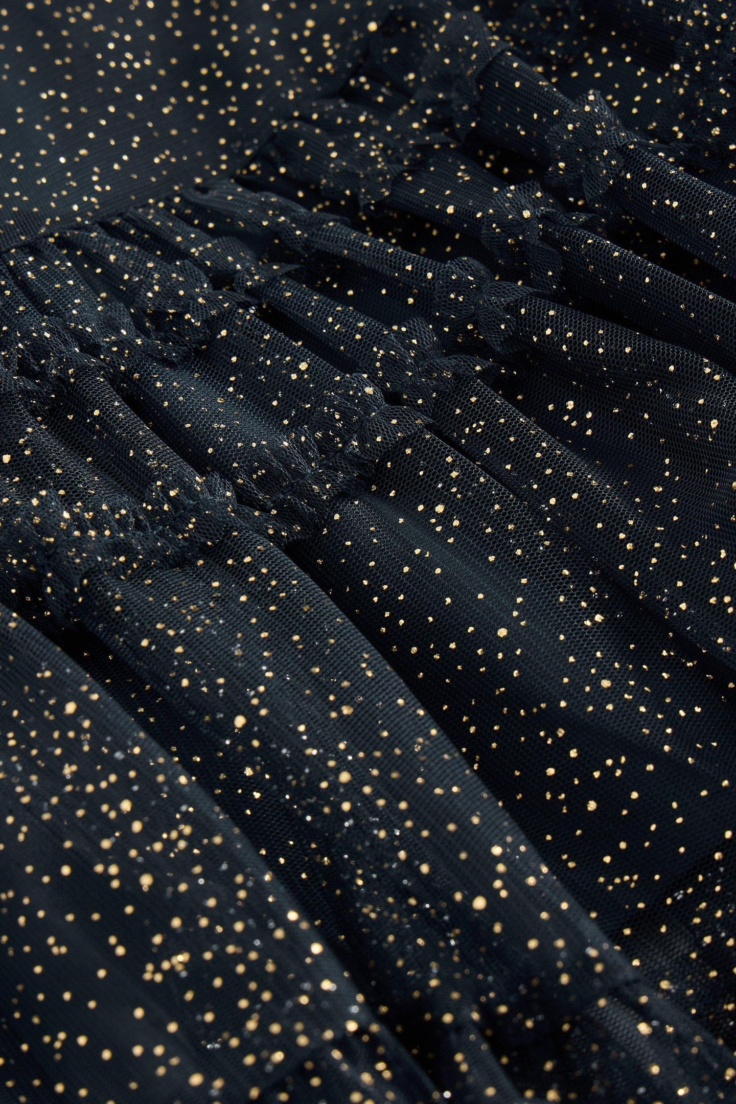 NOVA TULLE SPARKLE SKIRT NAVY MULTI 5