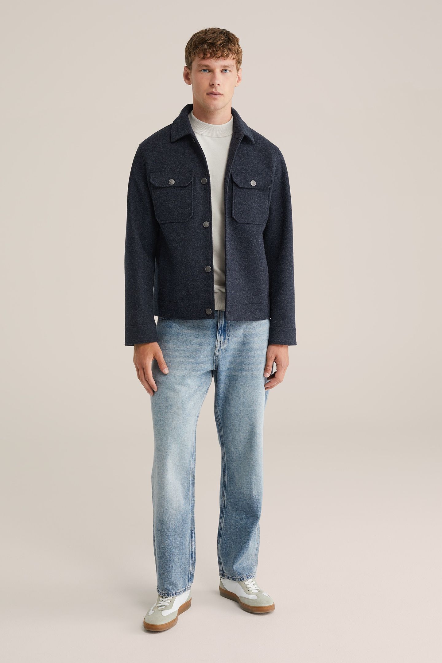 JACKET NORMAL LENGTH NAVY BLUE 2