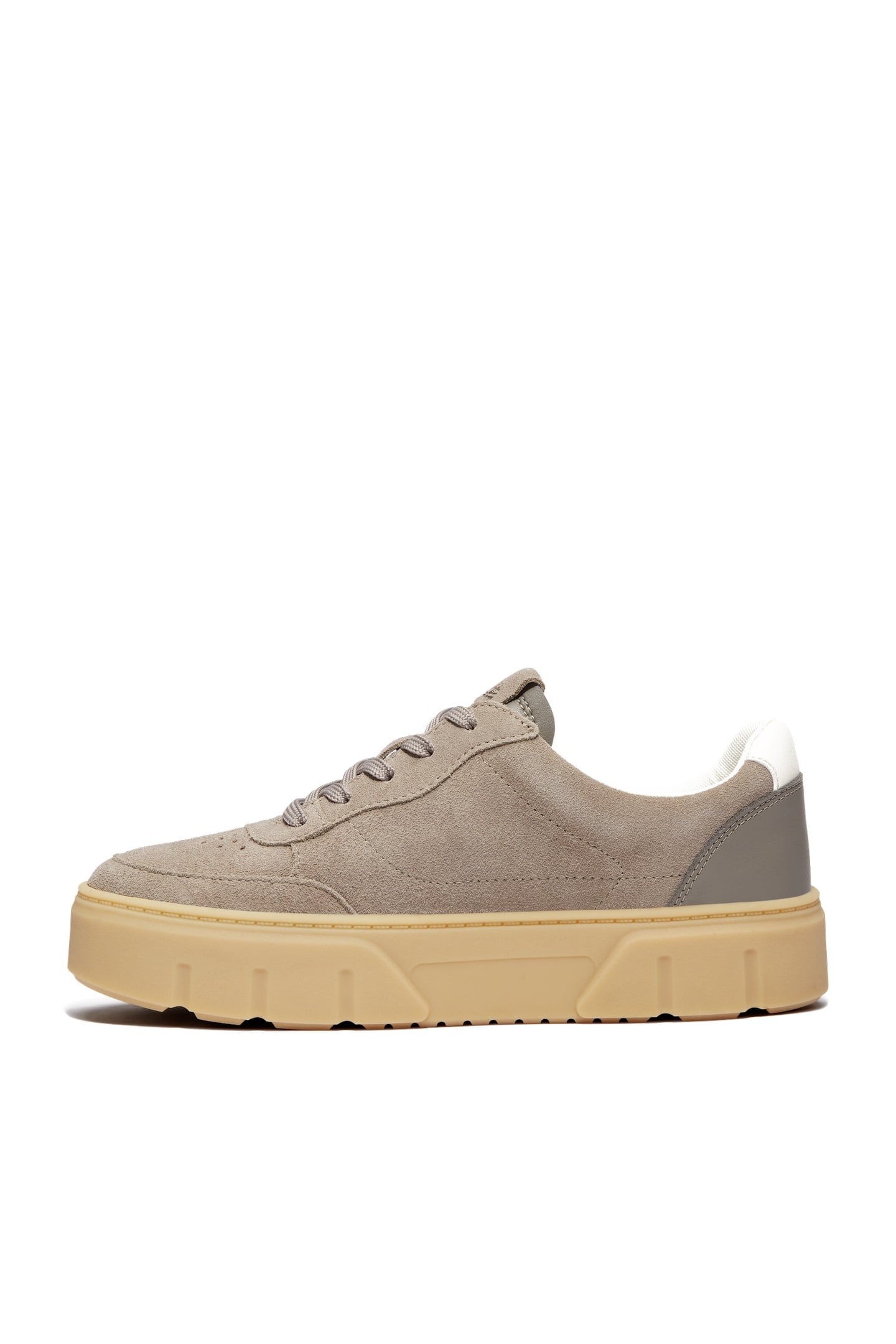 LAUREL COURT LOW LACE UP SNEAKER MEDIUM GREY SUEDE 2