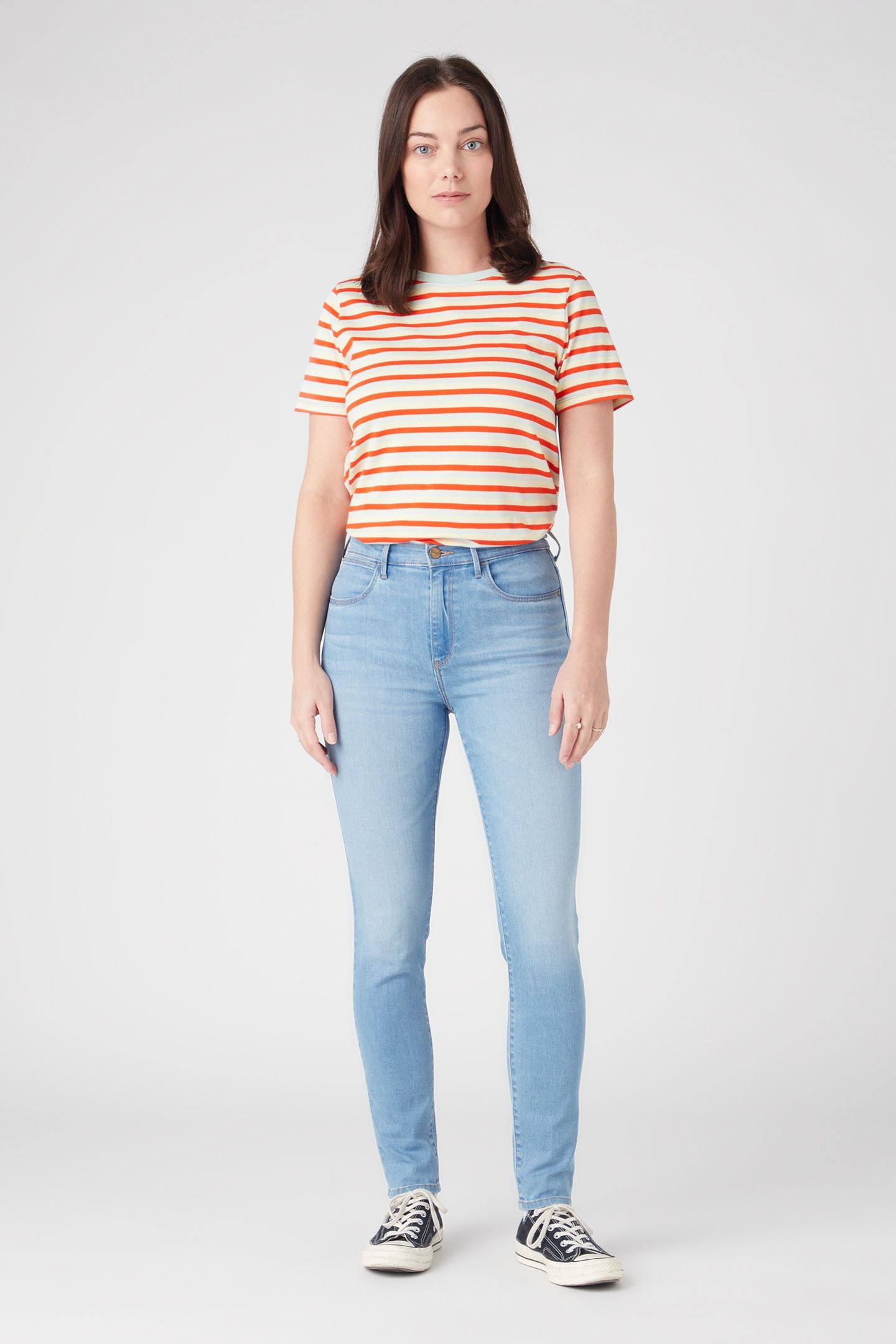 HIGH SKINNY BROOKLYN DENIM BLUE JEANS 2