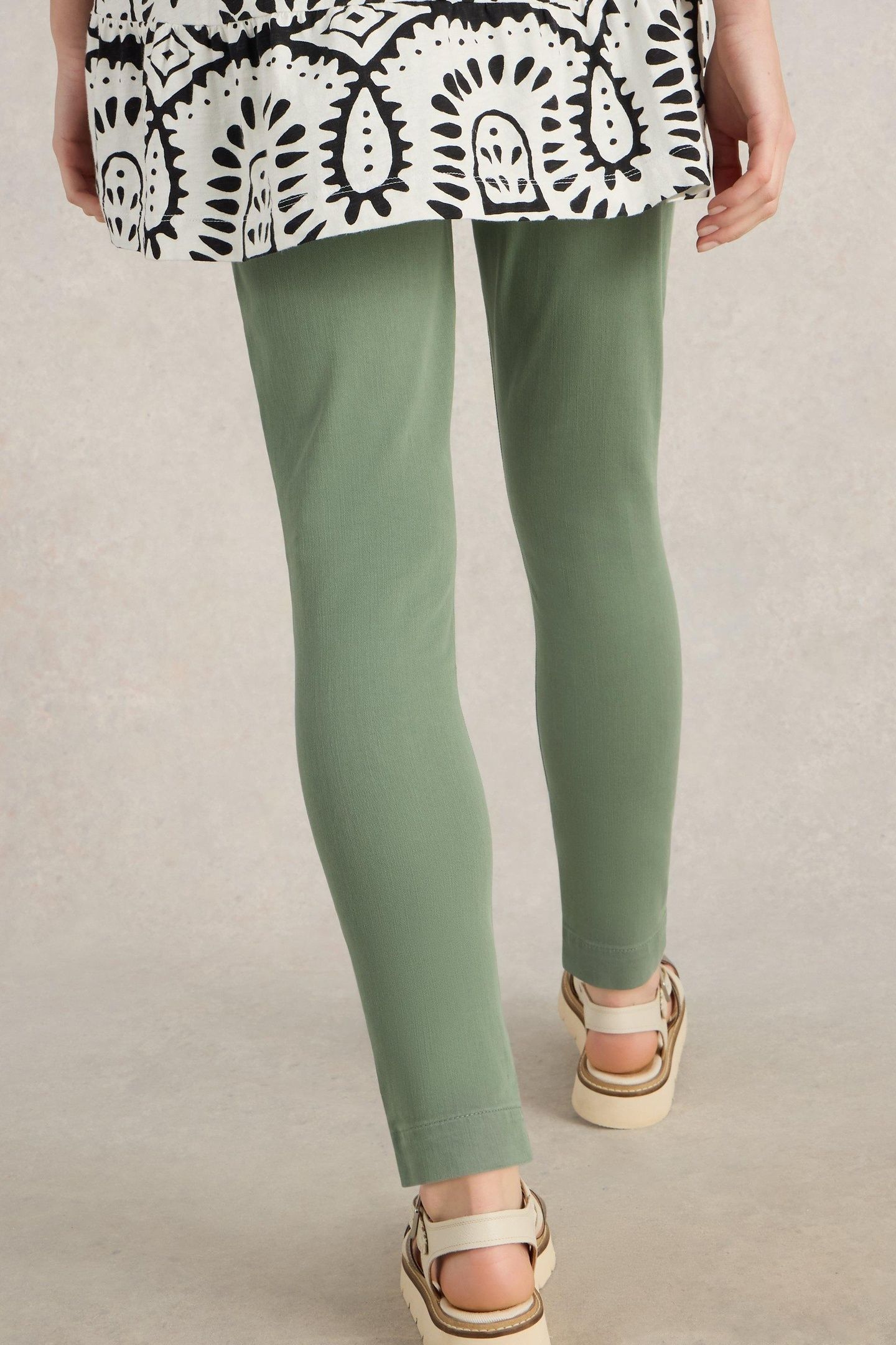 JANEY CROP JEGGING MID GREEN 2