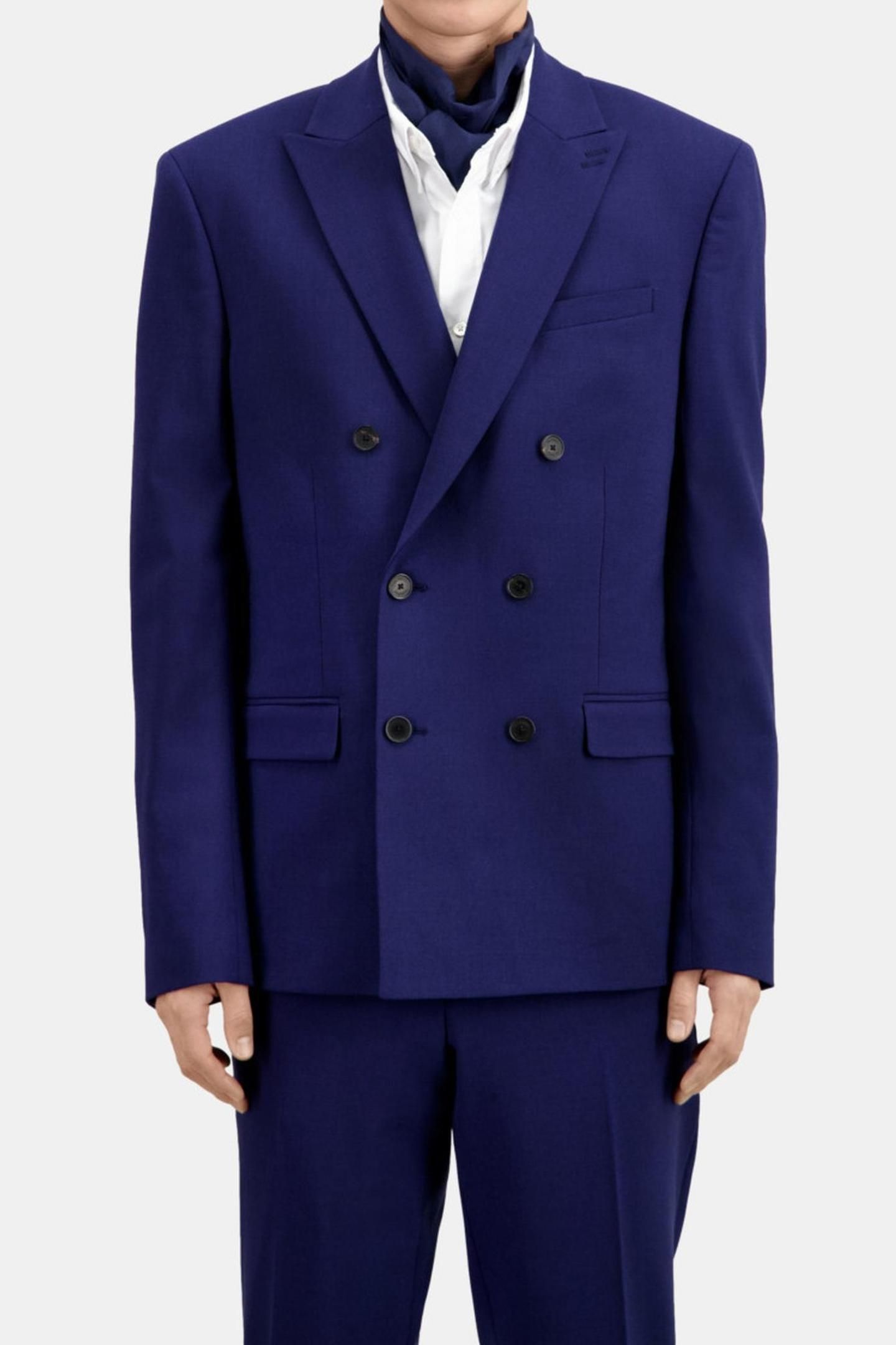 DOUBLE-FACED SUIT JACKET DARK BLUE 2