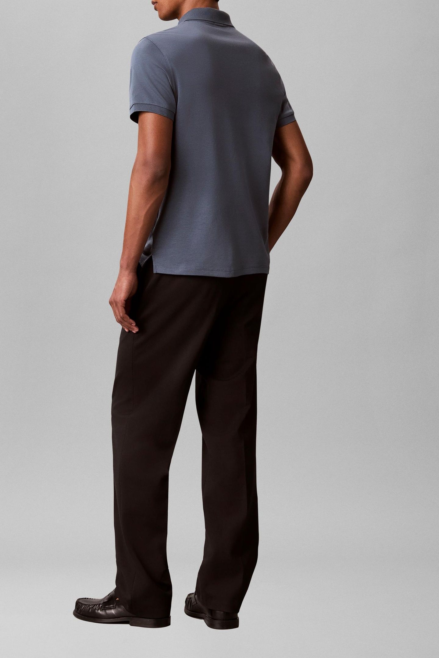 SS SLIM SUPIMA ZIP POLO DARK SLATE 5