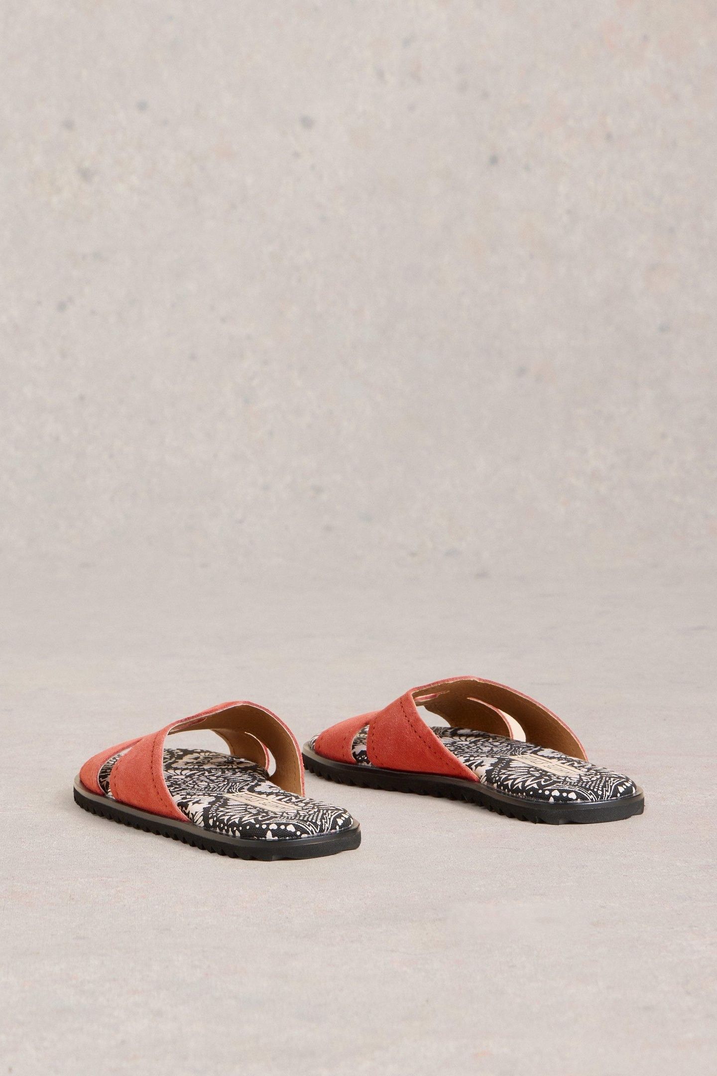 FLORAL FLIP FLOP SANDAL LGT ORANGE 3