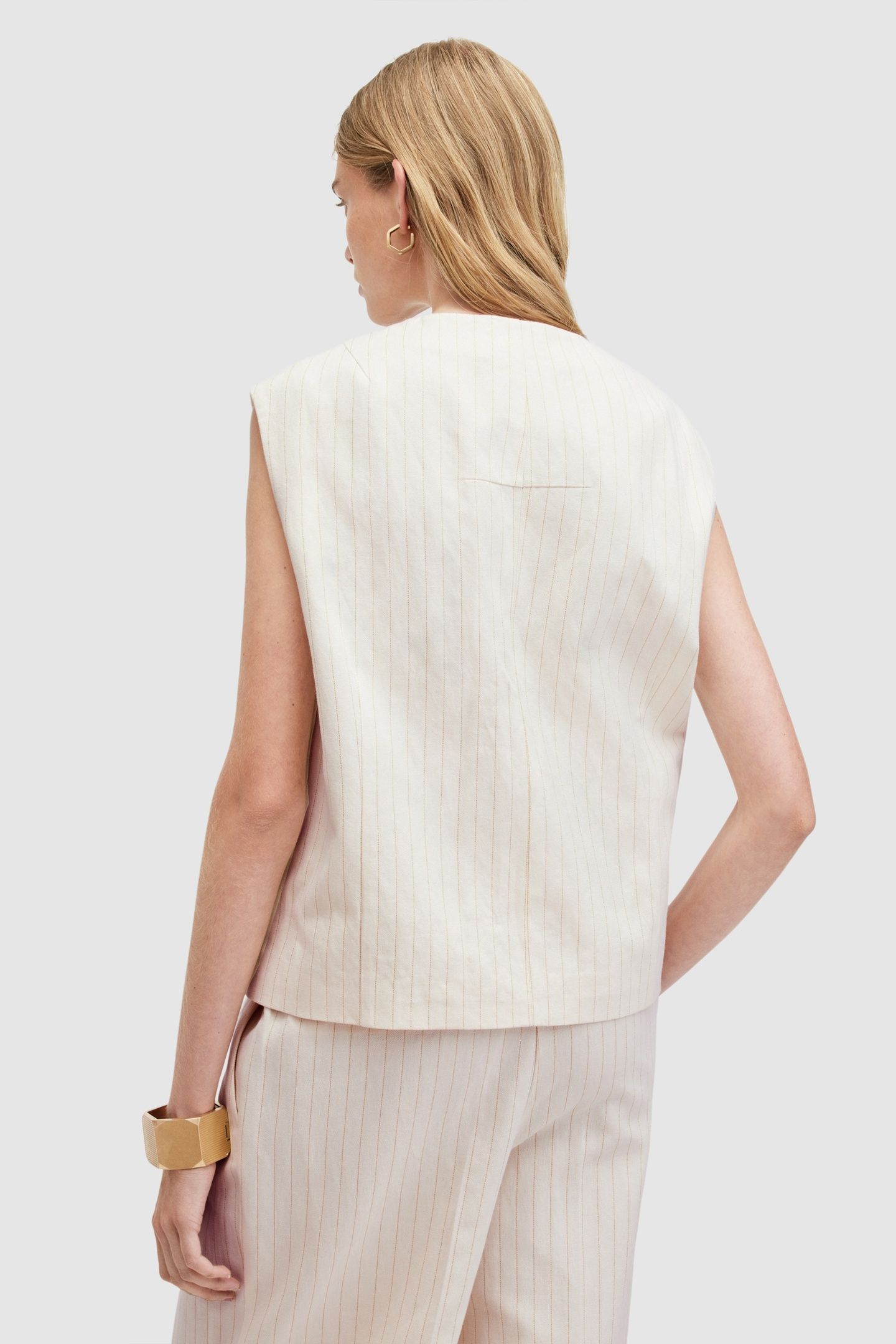 PAYTON WAISTCOAT IVORY WHITE 5