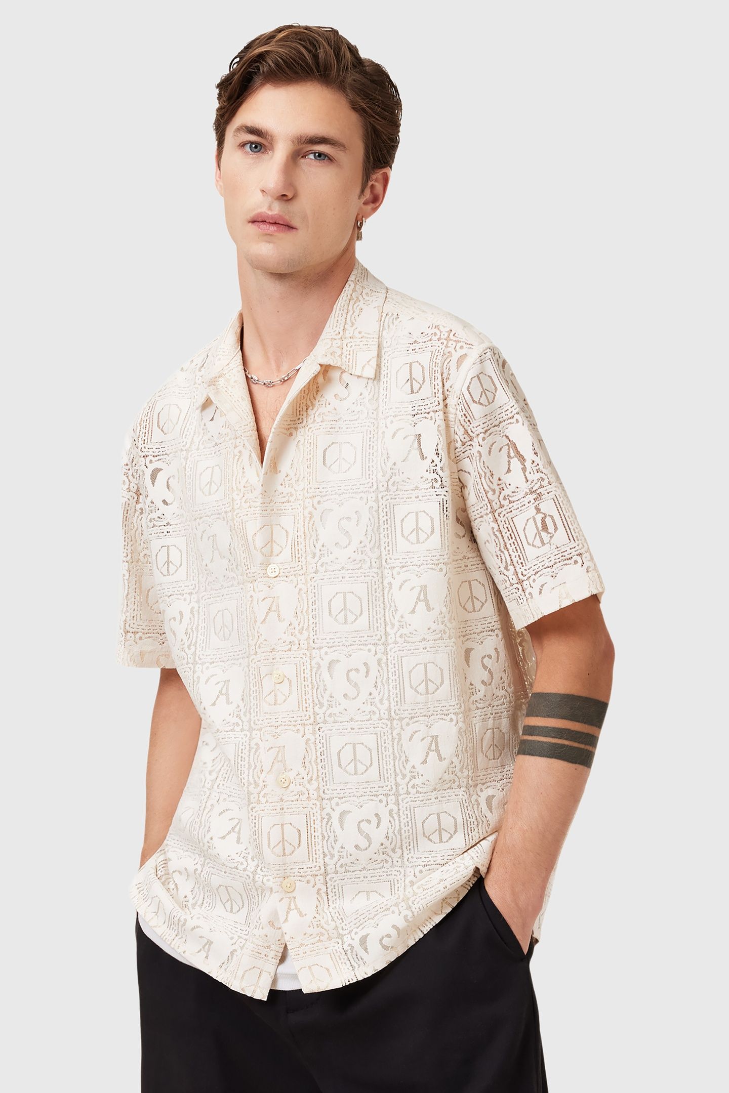 NETLEY SS SHIRT JETSTREAM WHITE 2