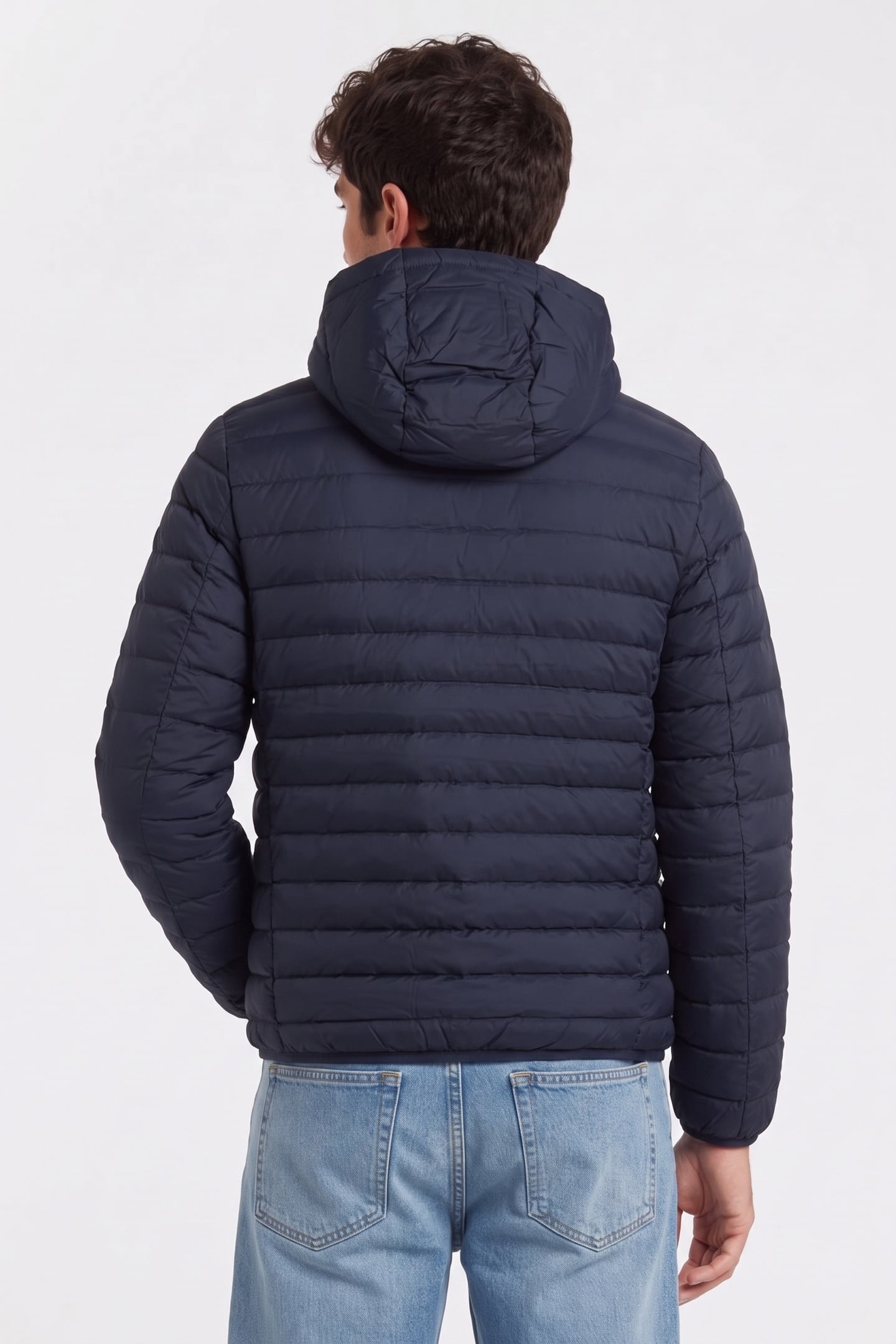 LS HOODED NYLON JACKET DARK SAPPHIRE 2