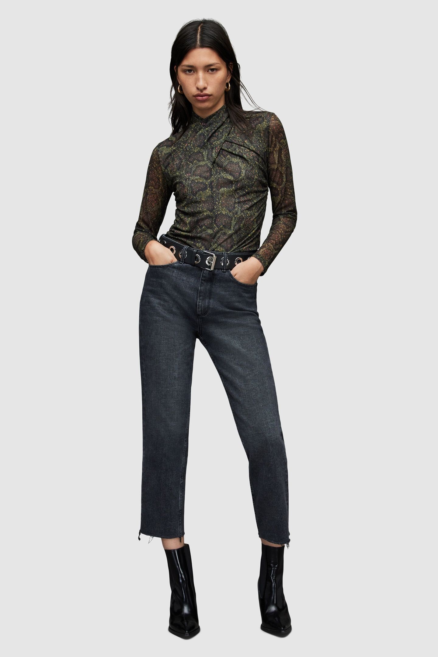 TIA TAMORA LS TOP KHAKI GREEN 3