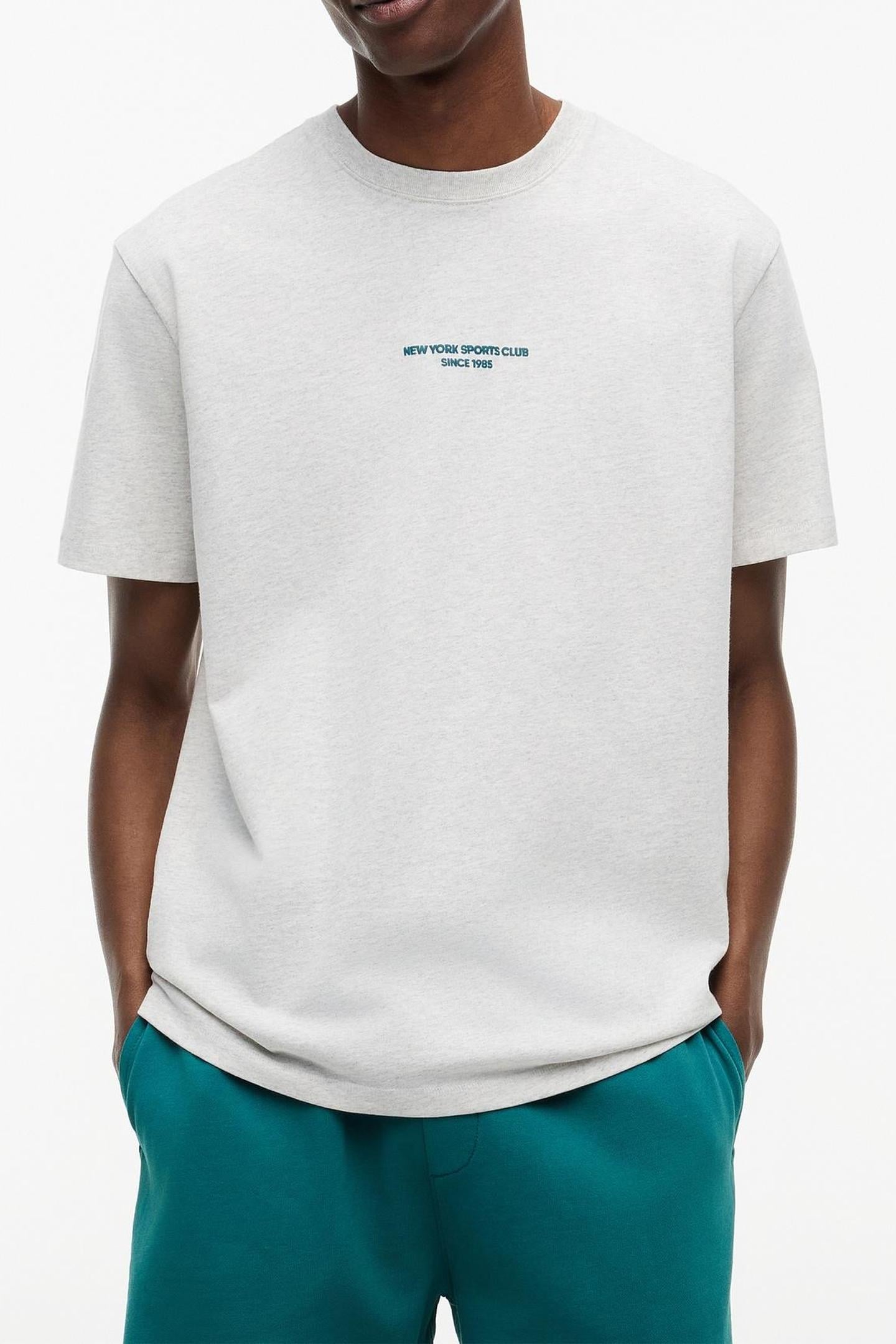 RELAXED SAILBOAT SS ICE GREY HEATHER 1
