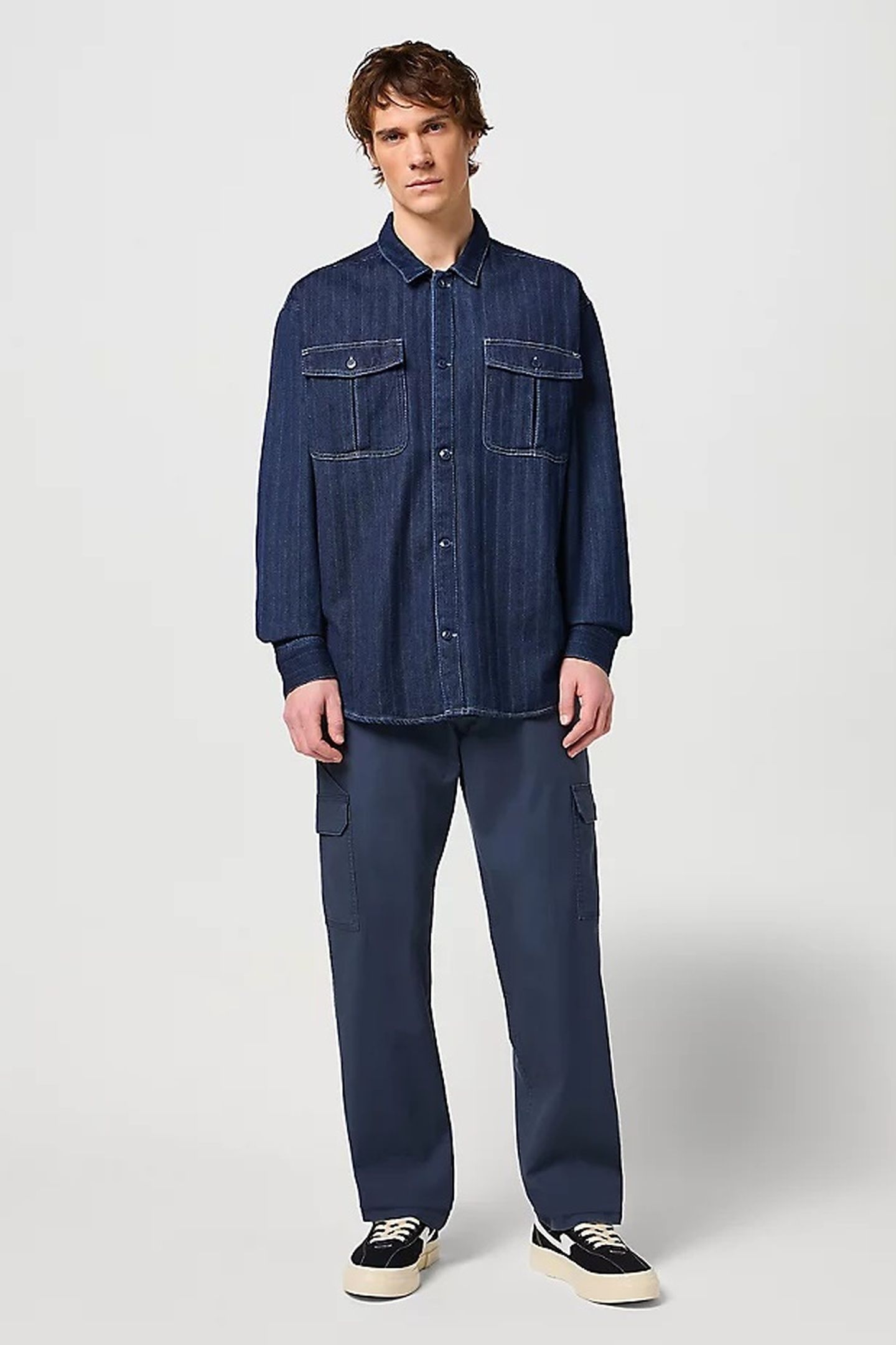 CASEY JONES UTILITY SHIRT INDIGO BLUE 2