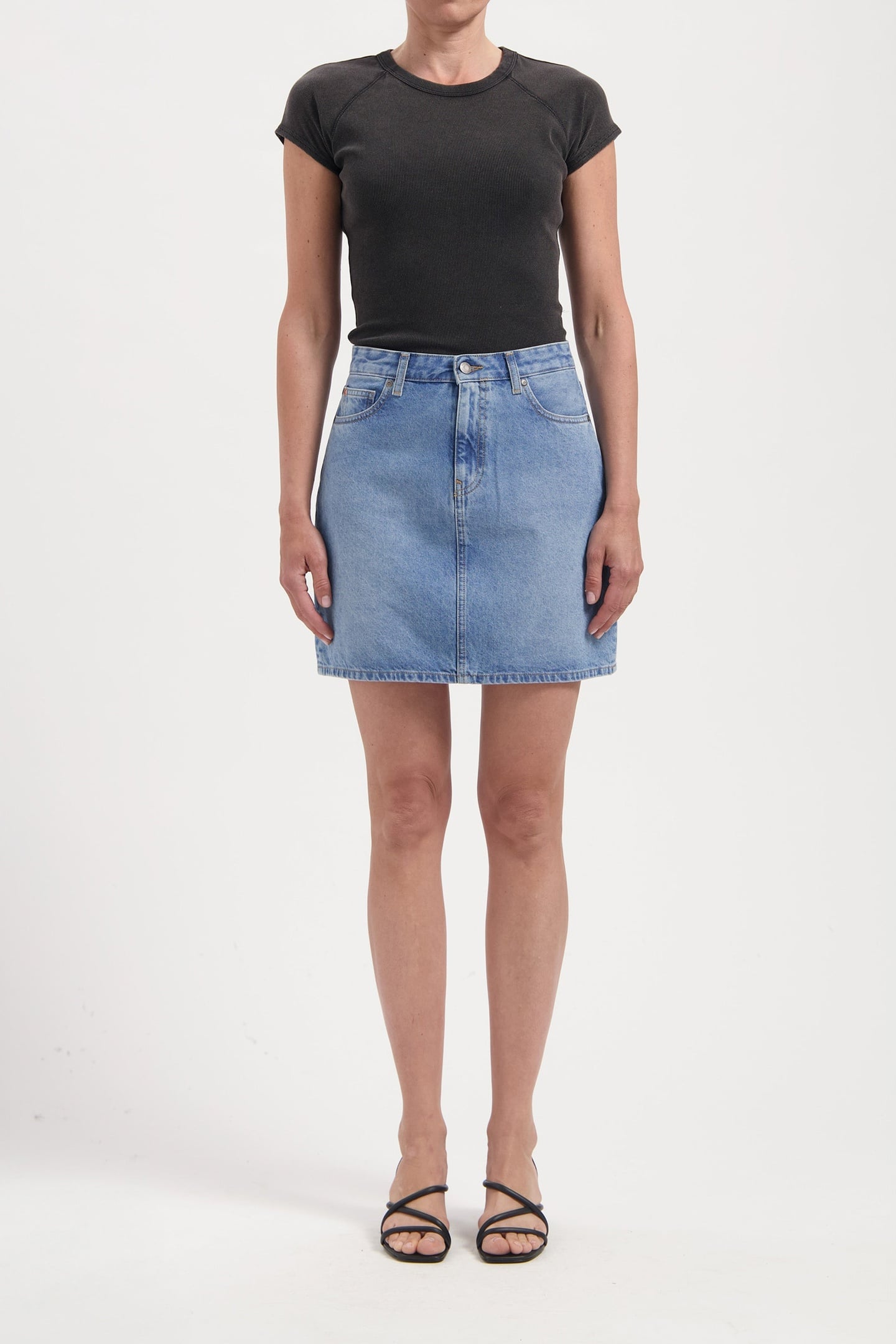 AUDRY MINI SKIRT LIGHT STONE VINTAGE 1