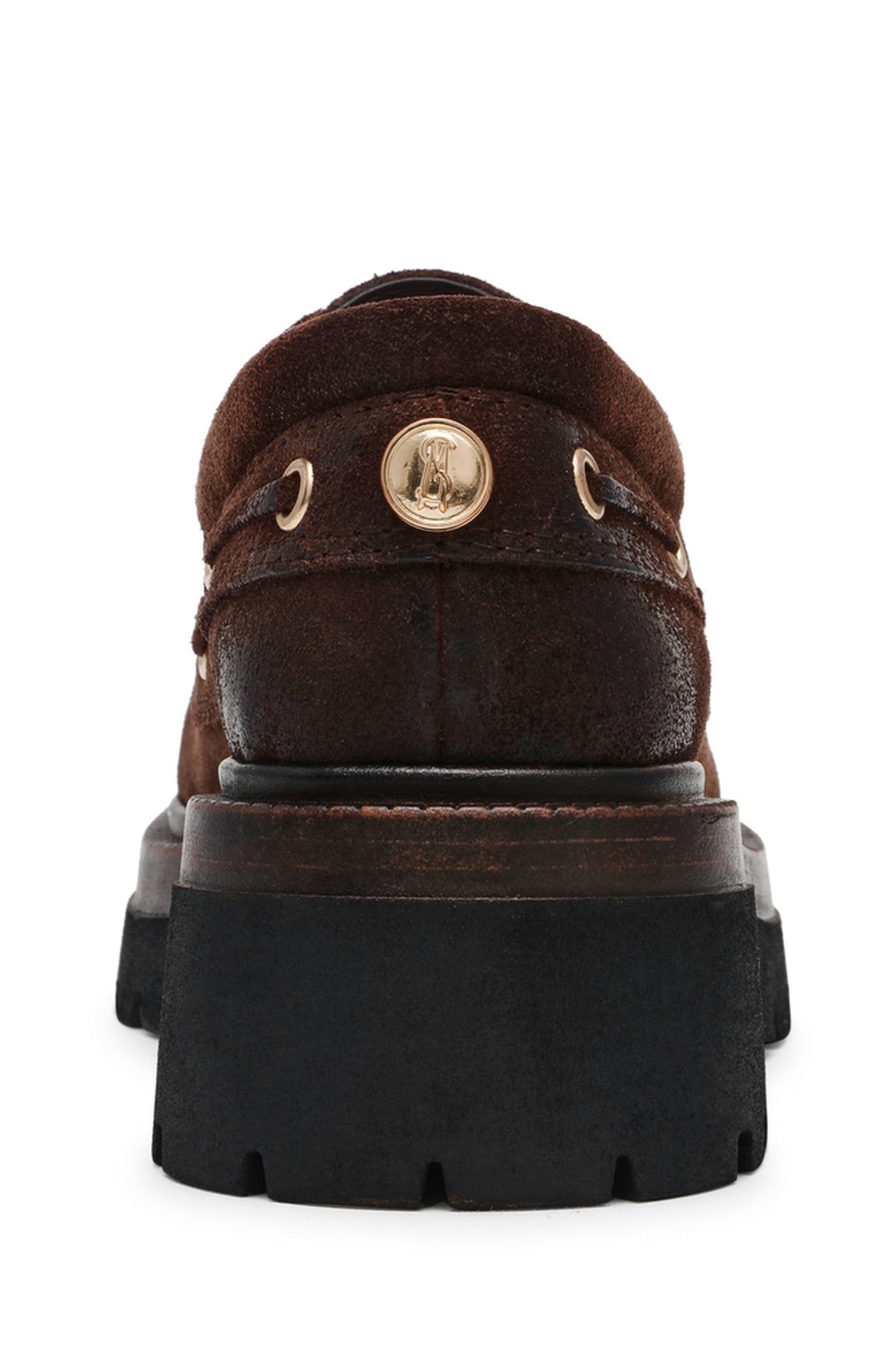DETROIT FLAT SHOES BROWN SUEDE 5
