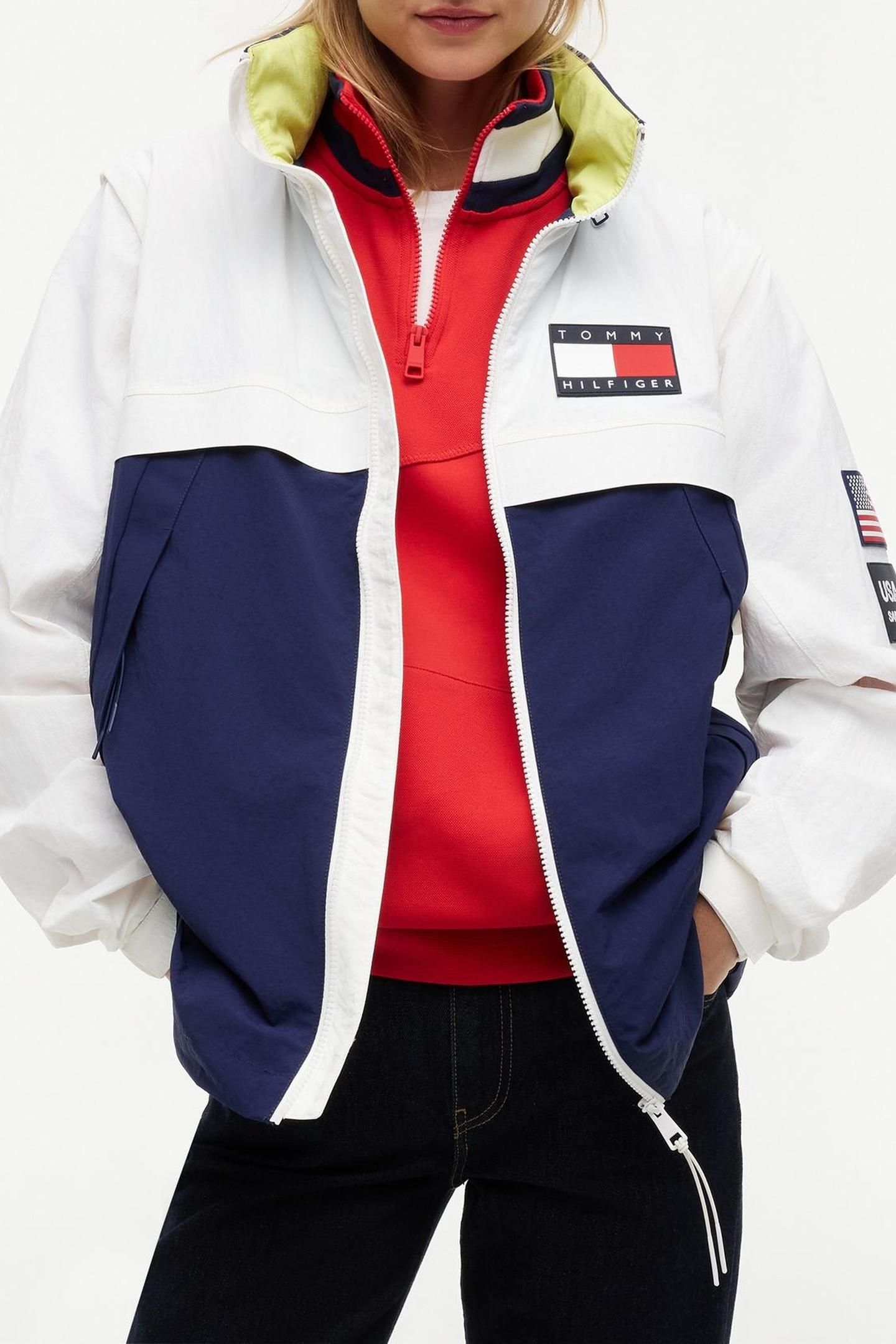 UNISEX US COLORBLOCK ECRU/YALE NAVY 4