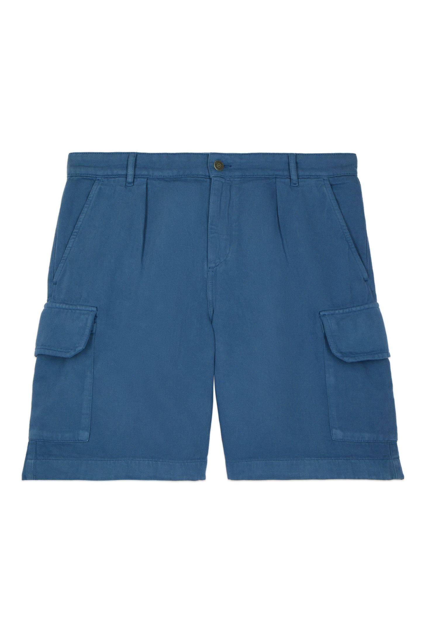 CASUAL CARGO SHORTS W PLEATS AND PATCH POCKETS MIDDLE NAVY 5