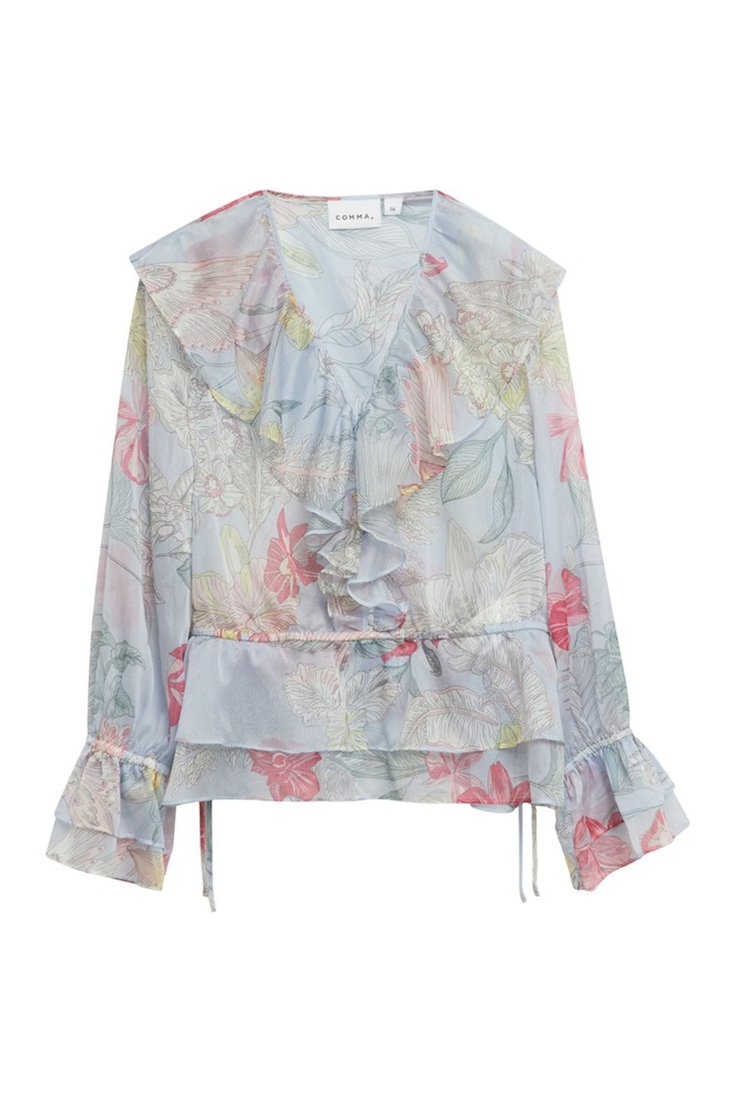 COMMA BLOUSES BLUE 4