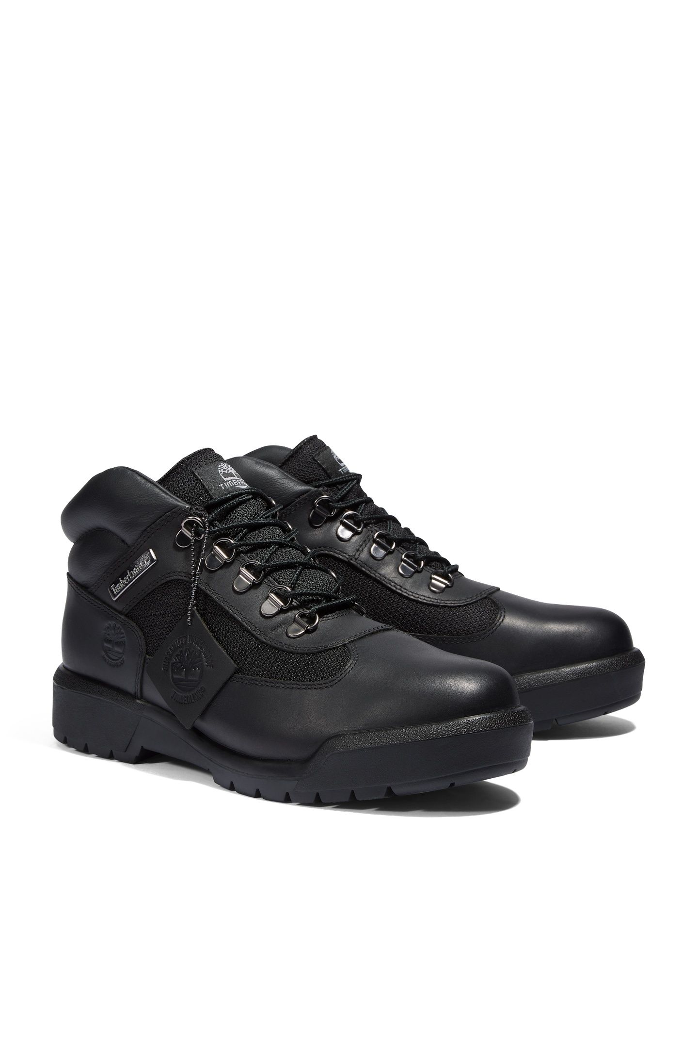 FIELD BOOT MID LACE UP WATERPROOF BOOT BLACK 4