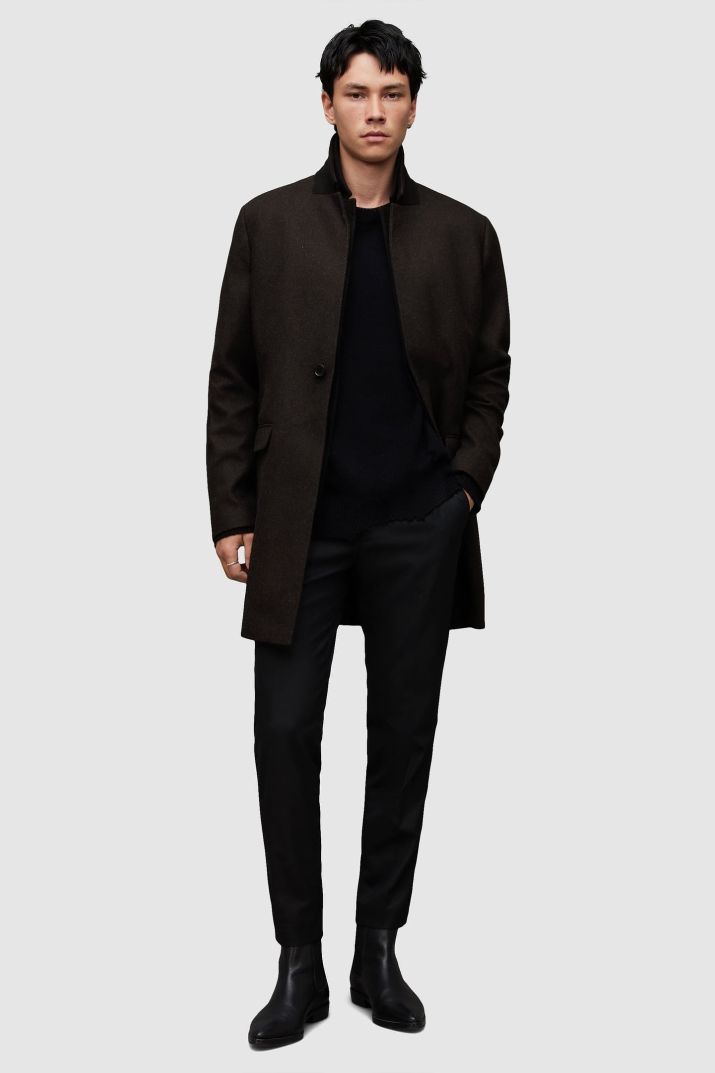 CENTINEL COAT BITTER BRWN TWILL 1