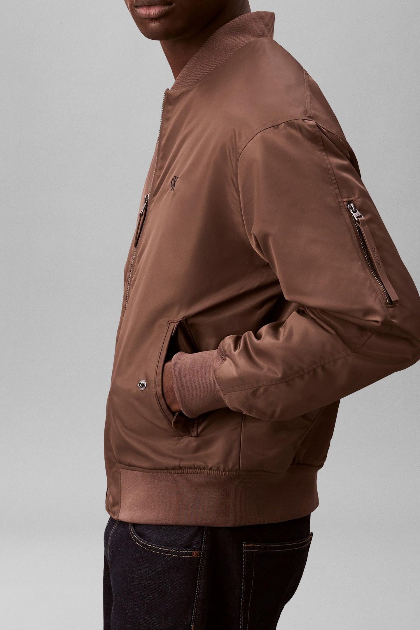LONG SLEEVE JEANS HERO BOMBER JACKET WARM OAK 2