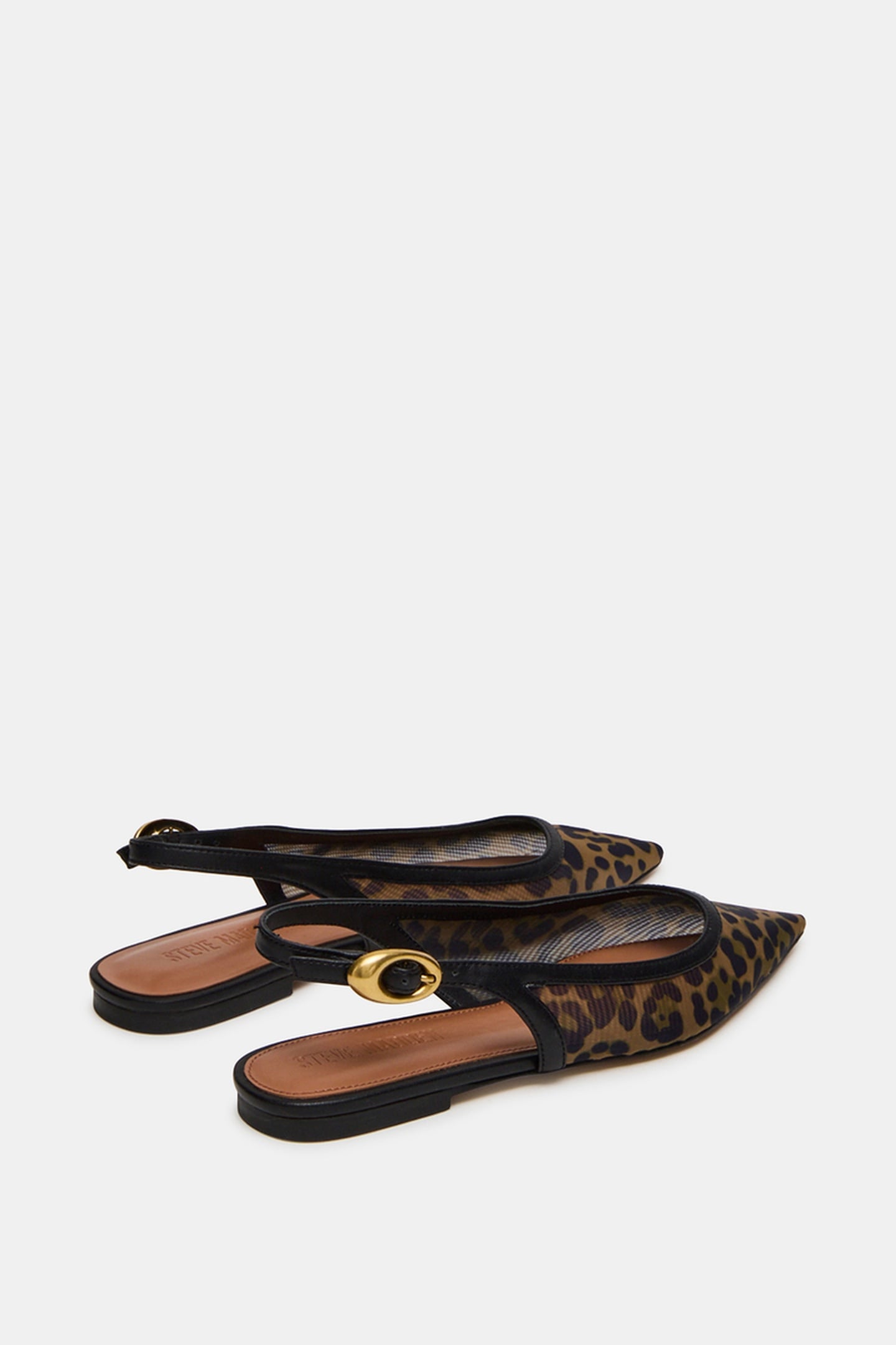 OTTIE FLAT SHOES BLACK/LEOPARD 3