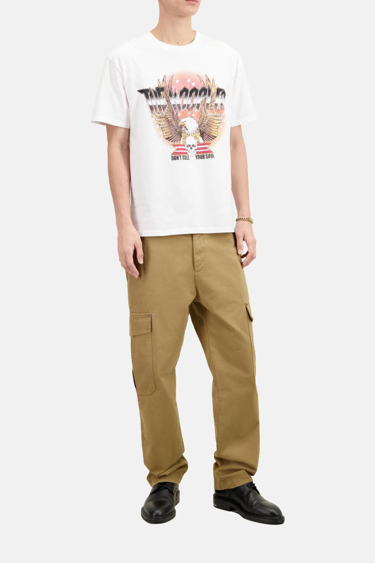 T-SHIRT WITH VINTAGE PRINT ON THE FRONT WHITE 2