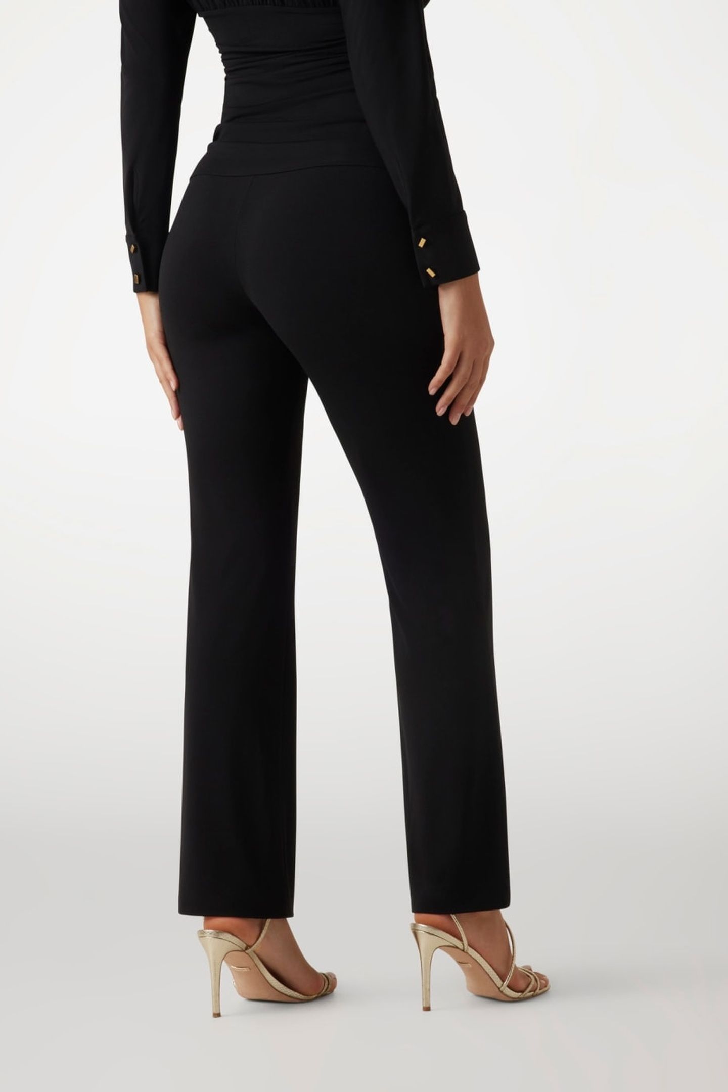 MATILDE FLARED PANT JET BLACK A996 3