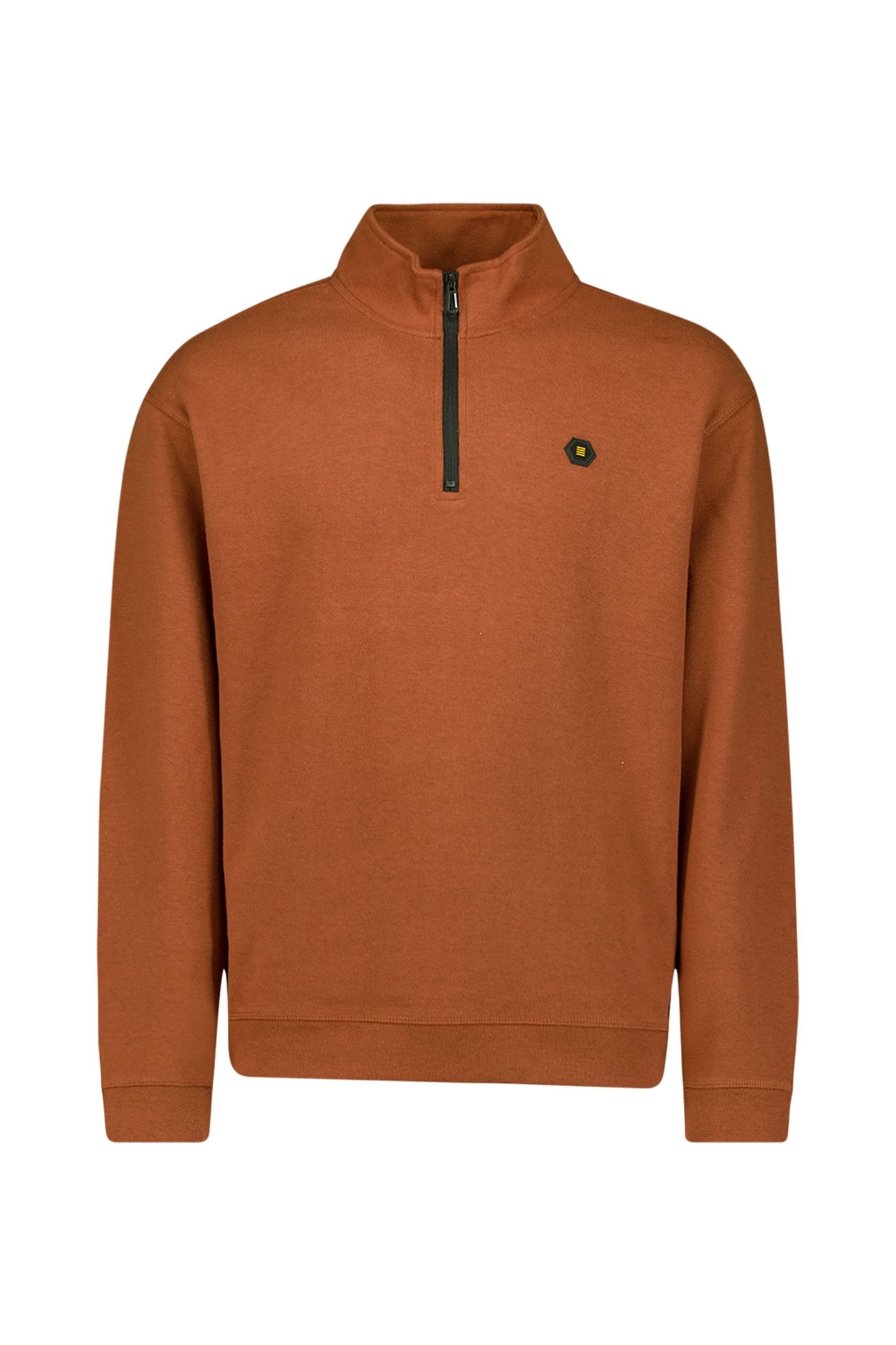 SWEATER HALF ZIP SOFT RIB RELAXED FIT TERRA 5