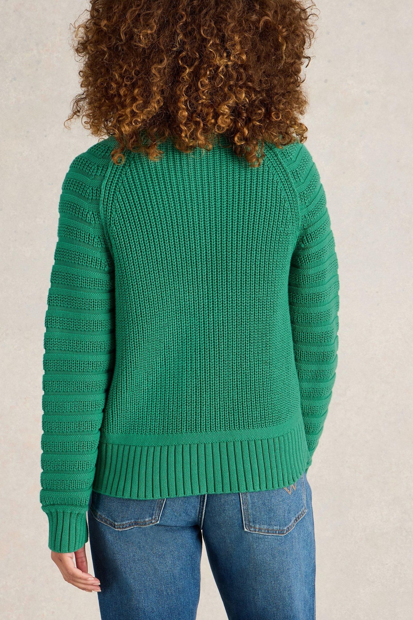 CINDY COTTON CARDI BRIGHT GREEN 4
