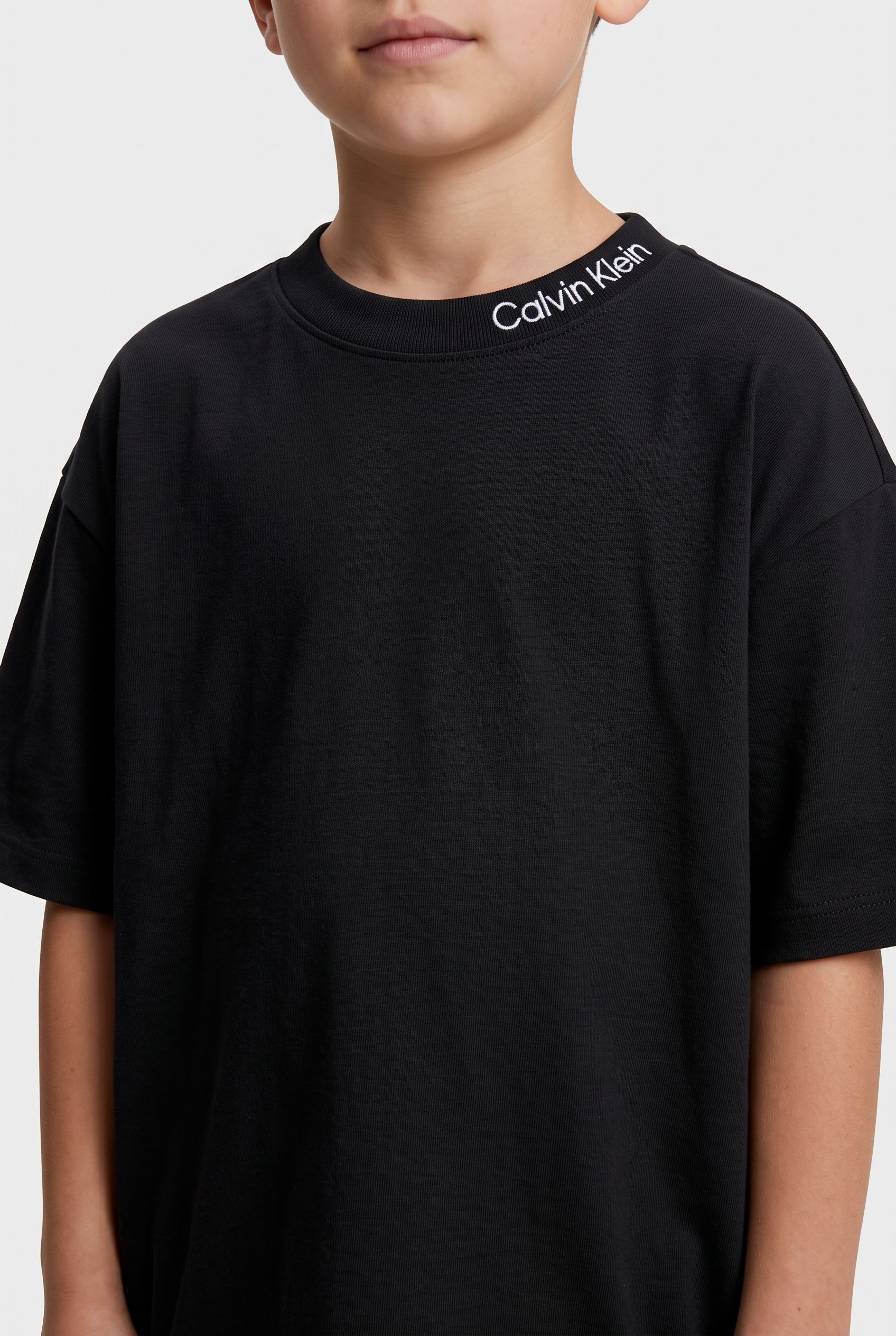 BOYS 2-PACK EMBROIDERED LOGO SHORT SLEEVE SET HUMUS/BLACK 4