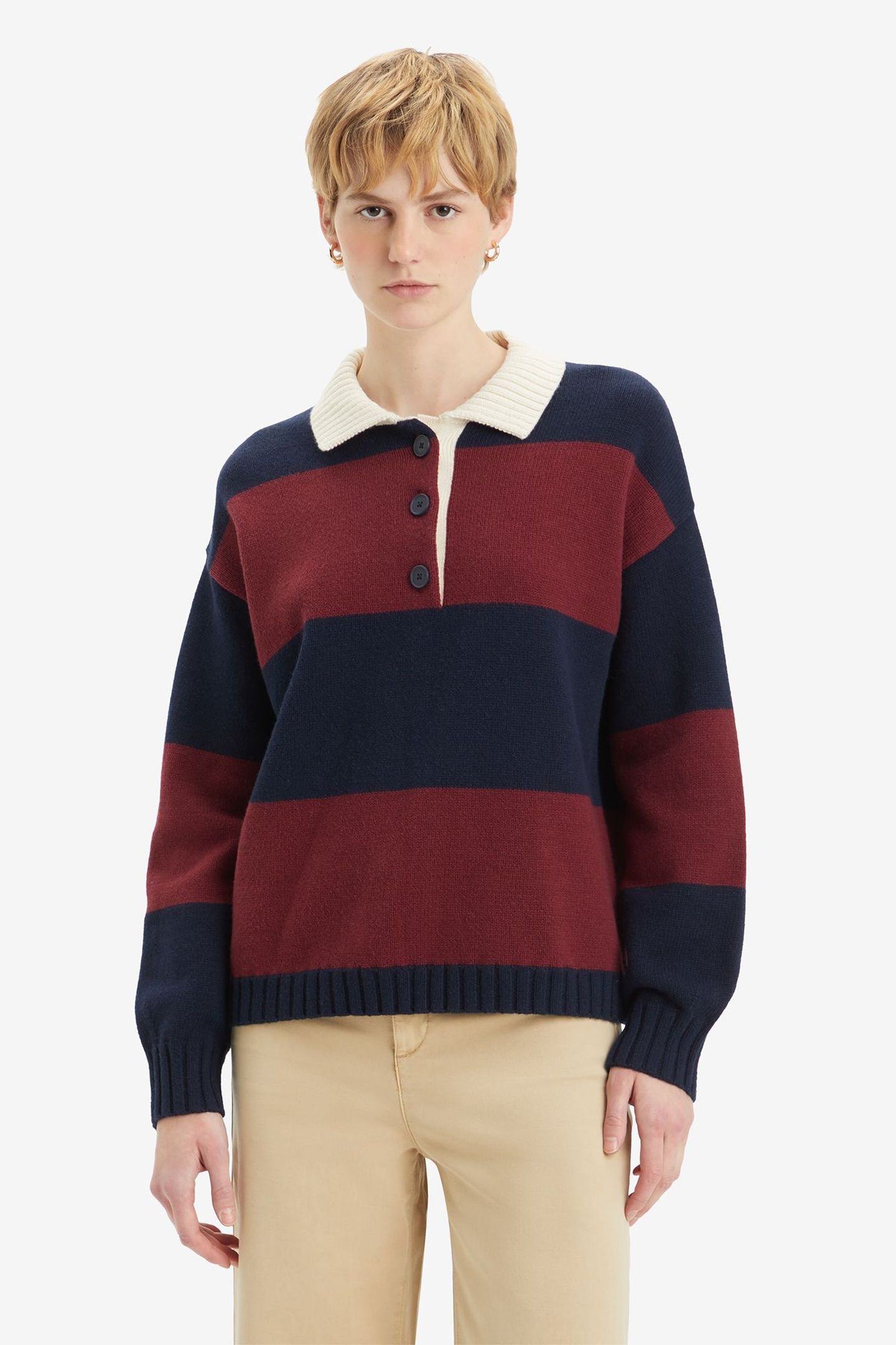 IVY LEAGUE STRIPED POLO 1
