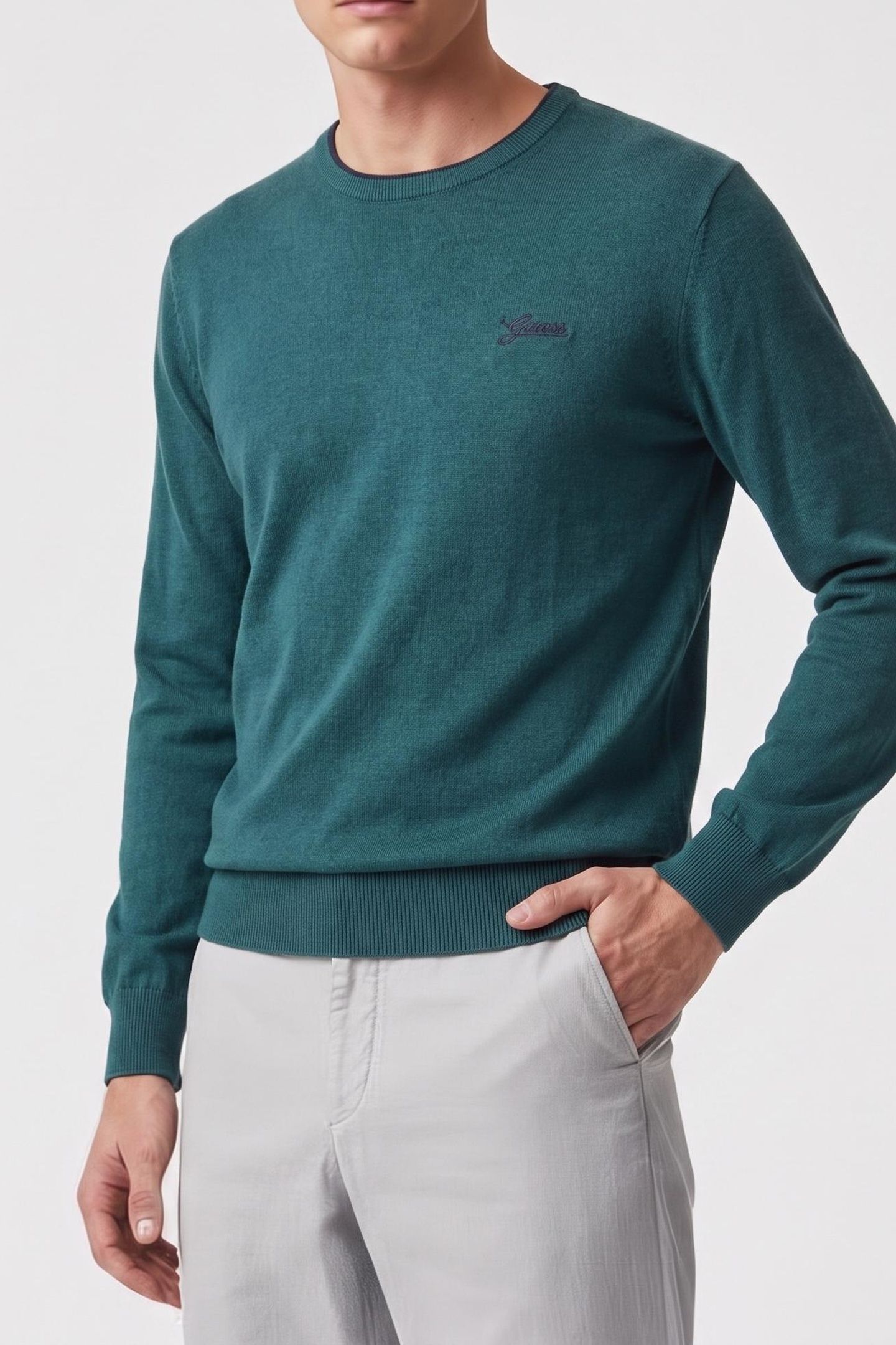 GUESS ECO FERDINAND CN BASIC S TRUE TEAL 1