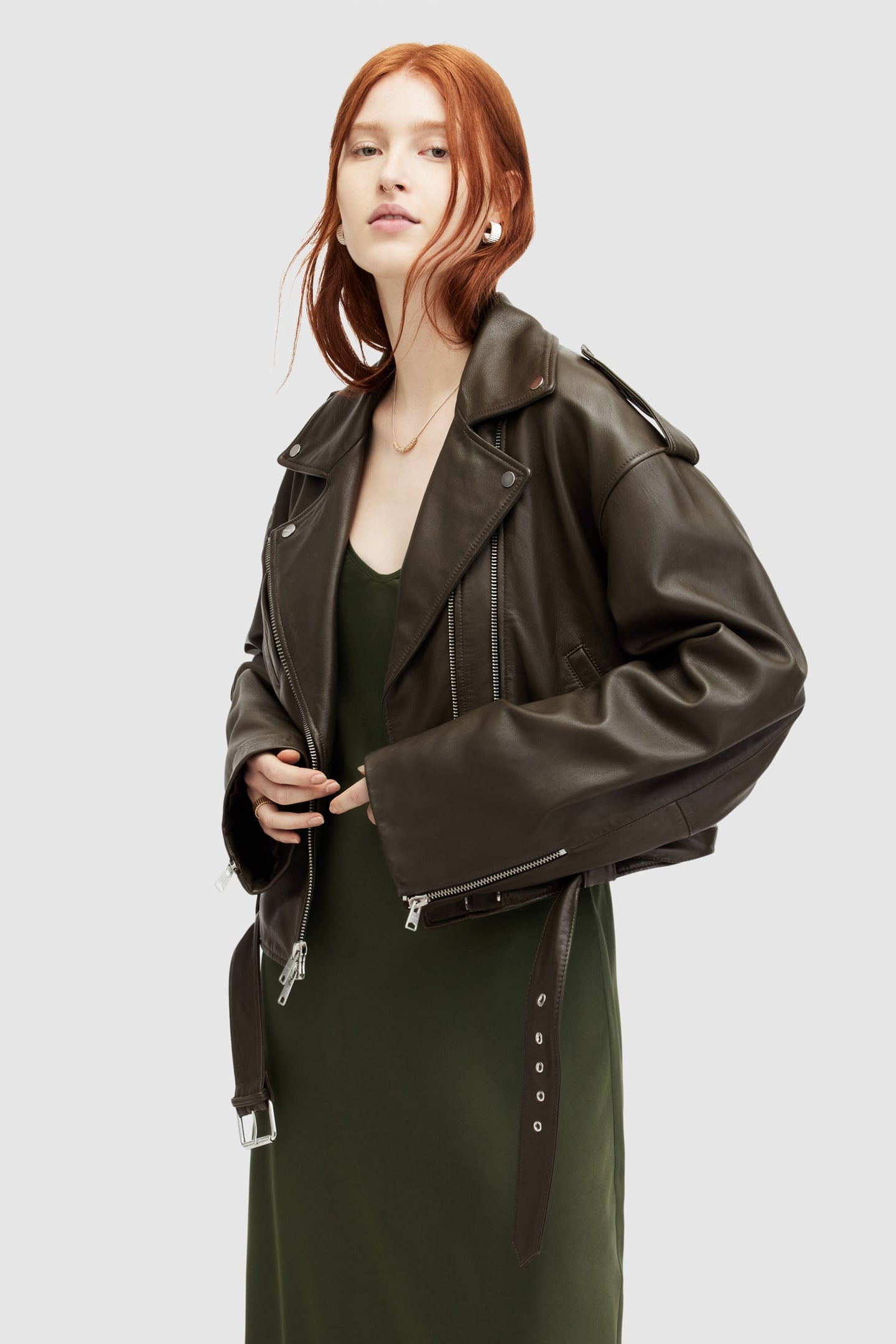 DAYLE BIKER ARMY GREEN 4