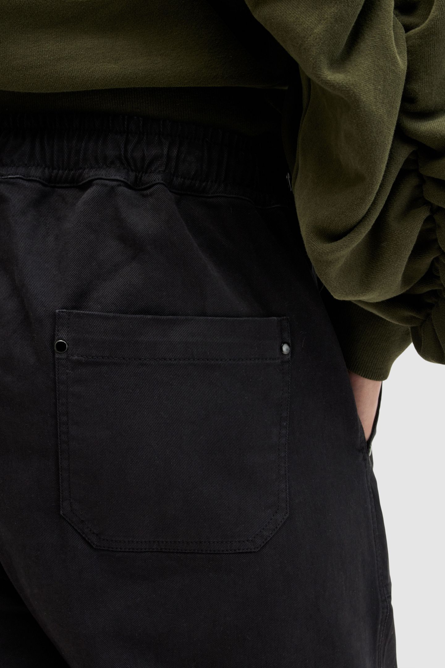 YAS EMB TROUSER WASHED BLACK 6