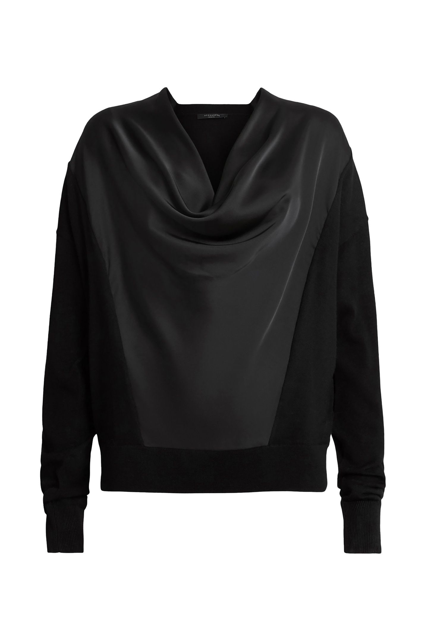 MYRA COWL JUMPER BLACK 4